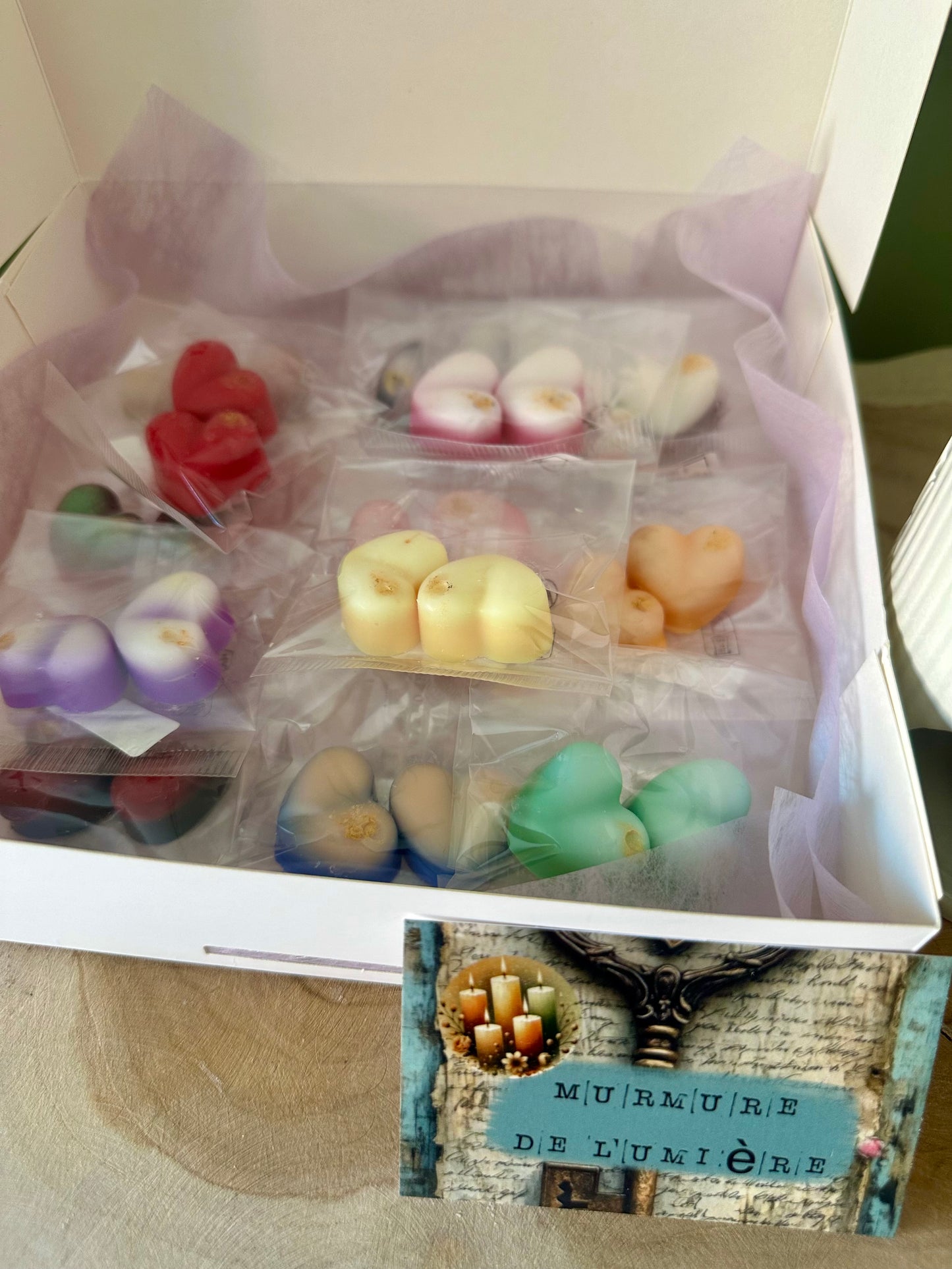 Box découverte Murmure de Lumière - Fondants parfumés et diffuseur