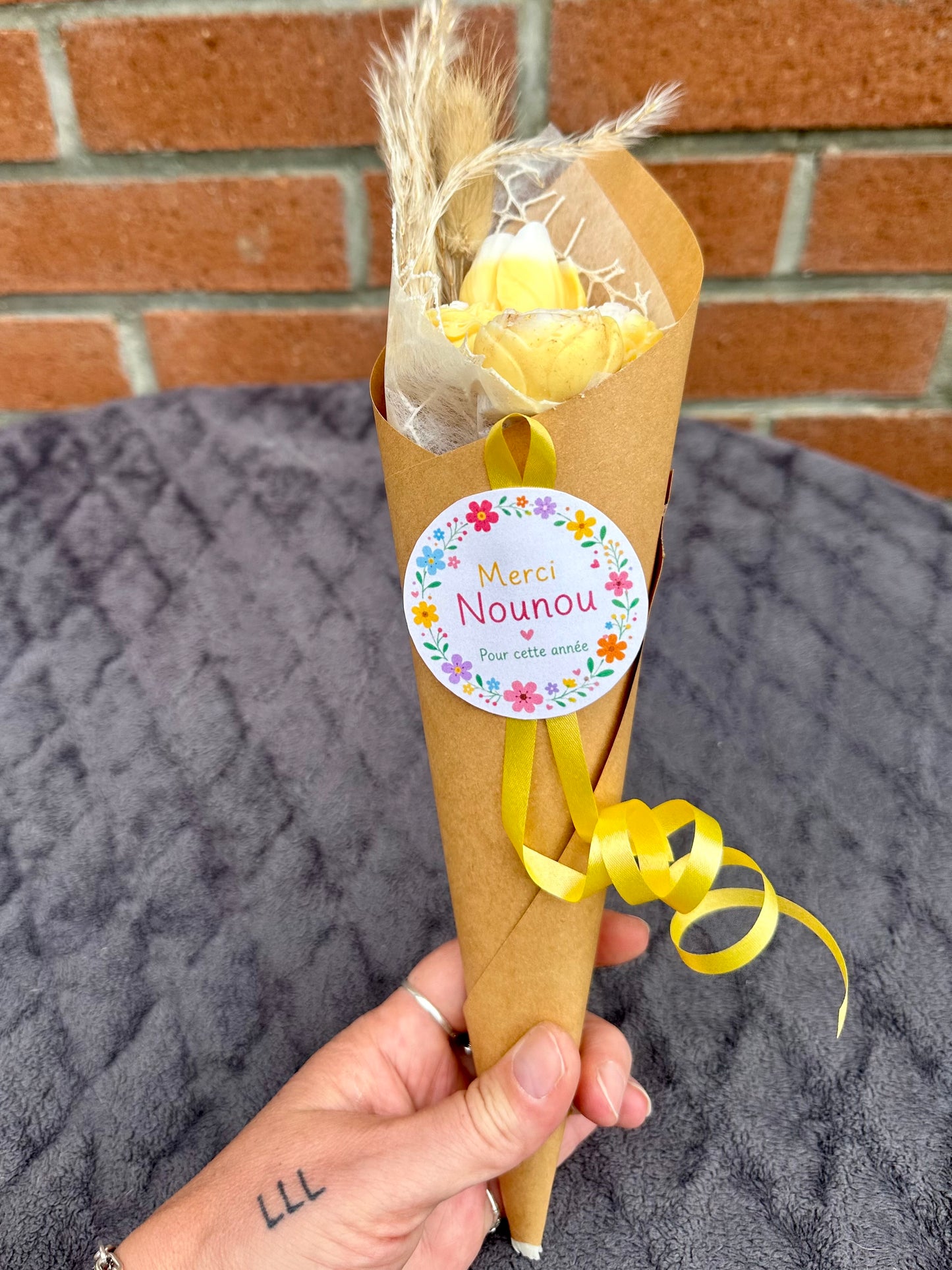 Bouquet de fleurs de fondants parfumés - Monoï des îles