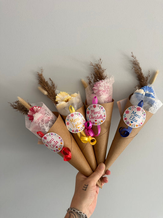 Bouquet de fondants parfumés - Merci