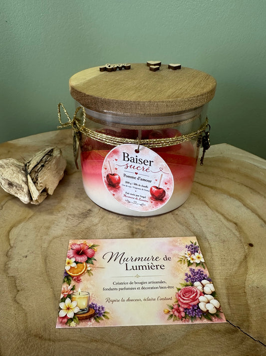 Bougie parfumée - Baiser sucré