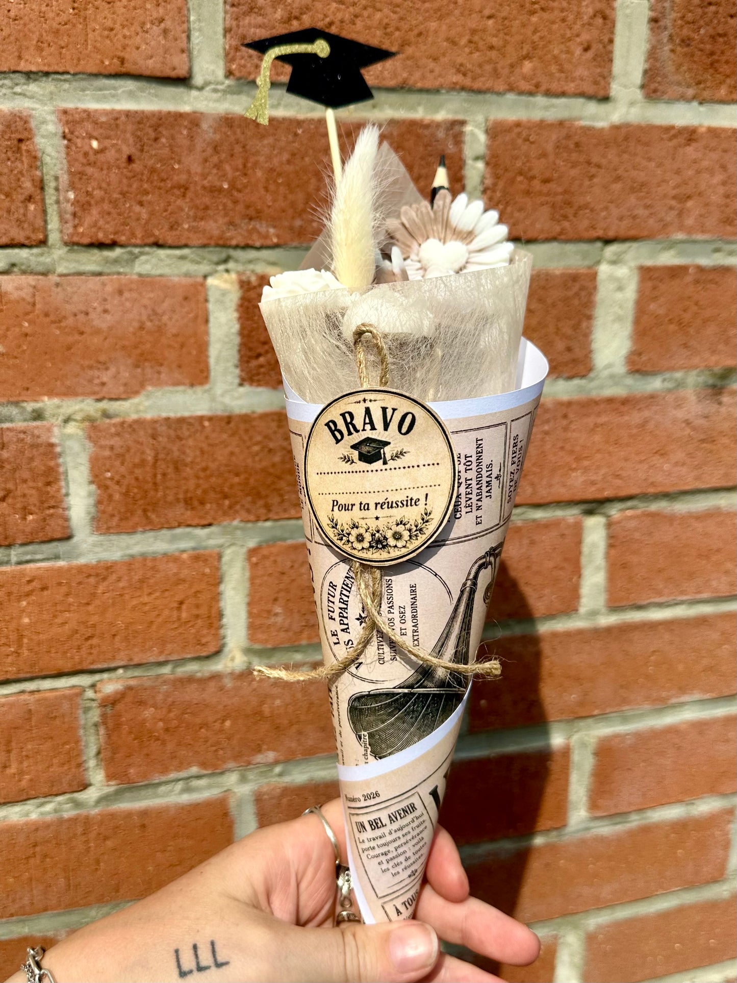 Bouquet fondant parfumé - Felicitations aux Diplômés