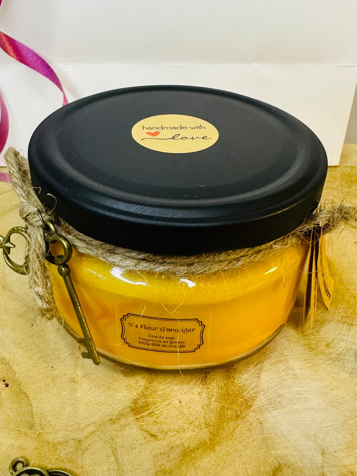 Bougie Signature N’4 Fleur d’oranger PF