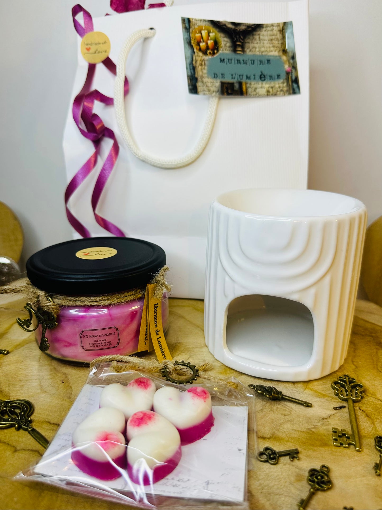 Coffret N’3 Rose ancienne