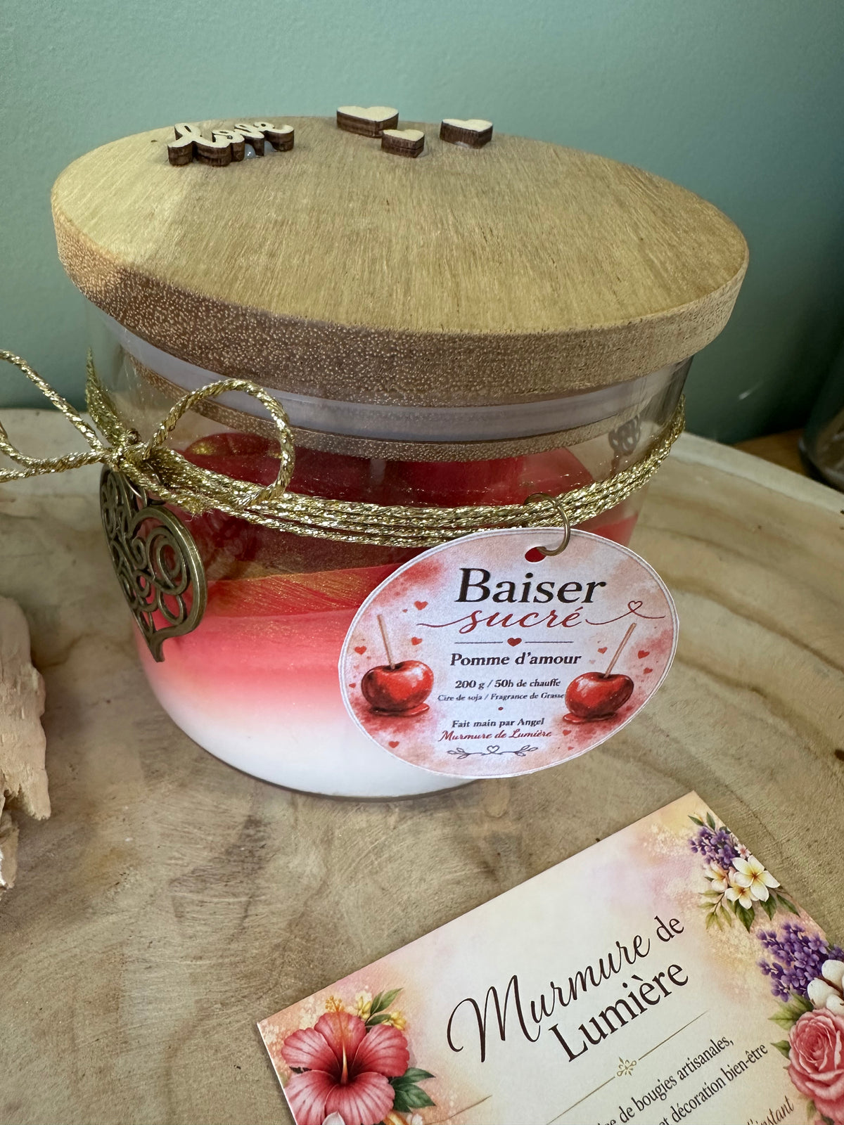 Coffret Atelier - Baiser Sucré bougie et fondants parfumés Pomme d’amour