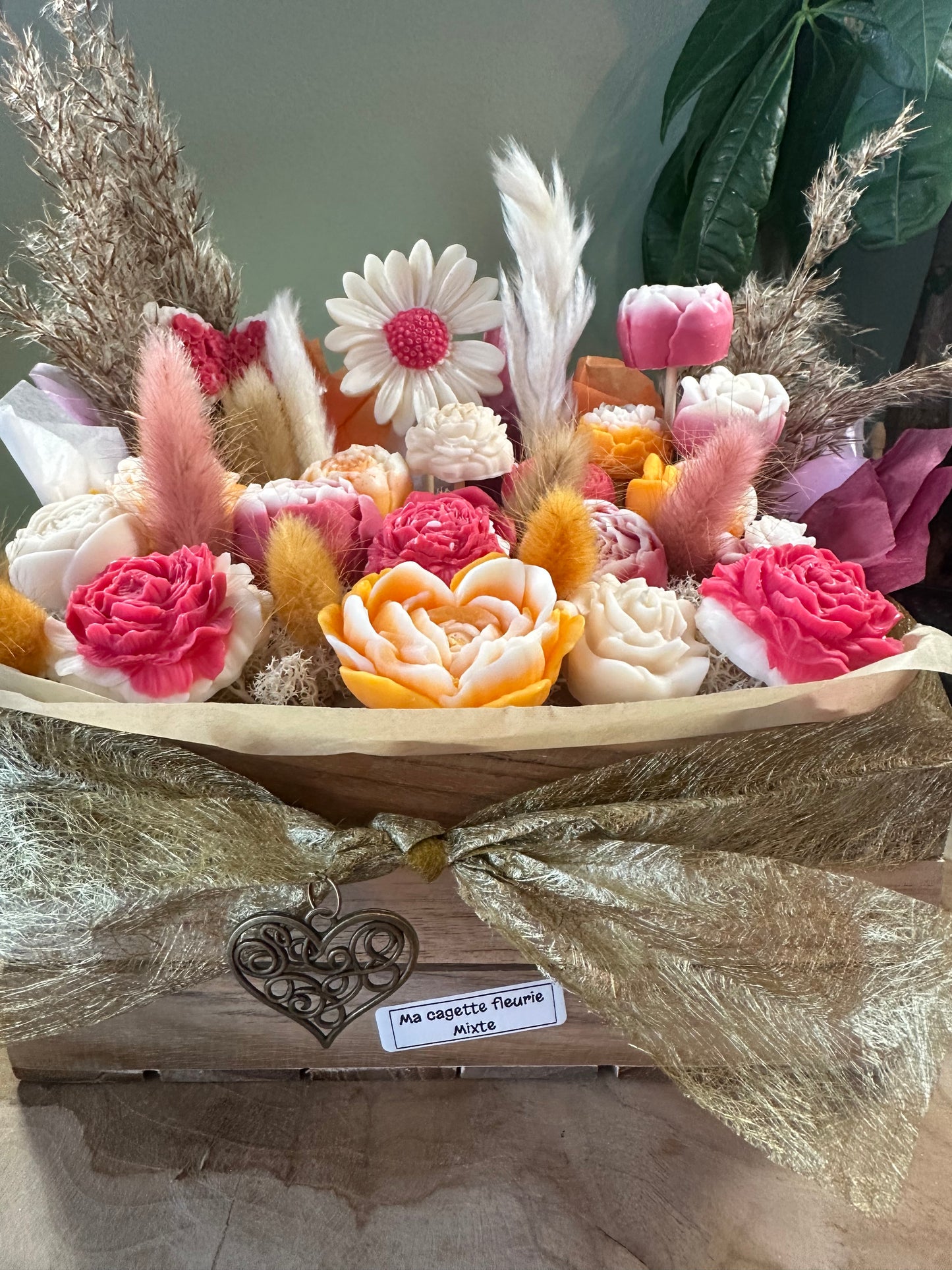 Cagette Fleurie Mixte - Grand modèle Fondant parfumé