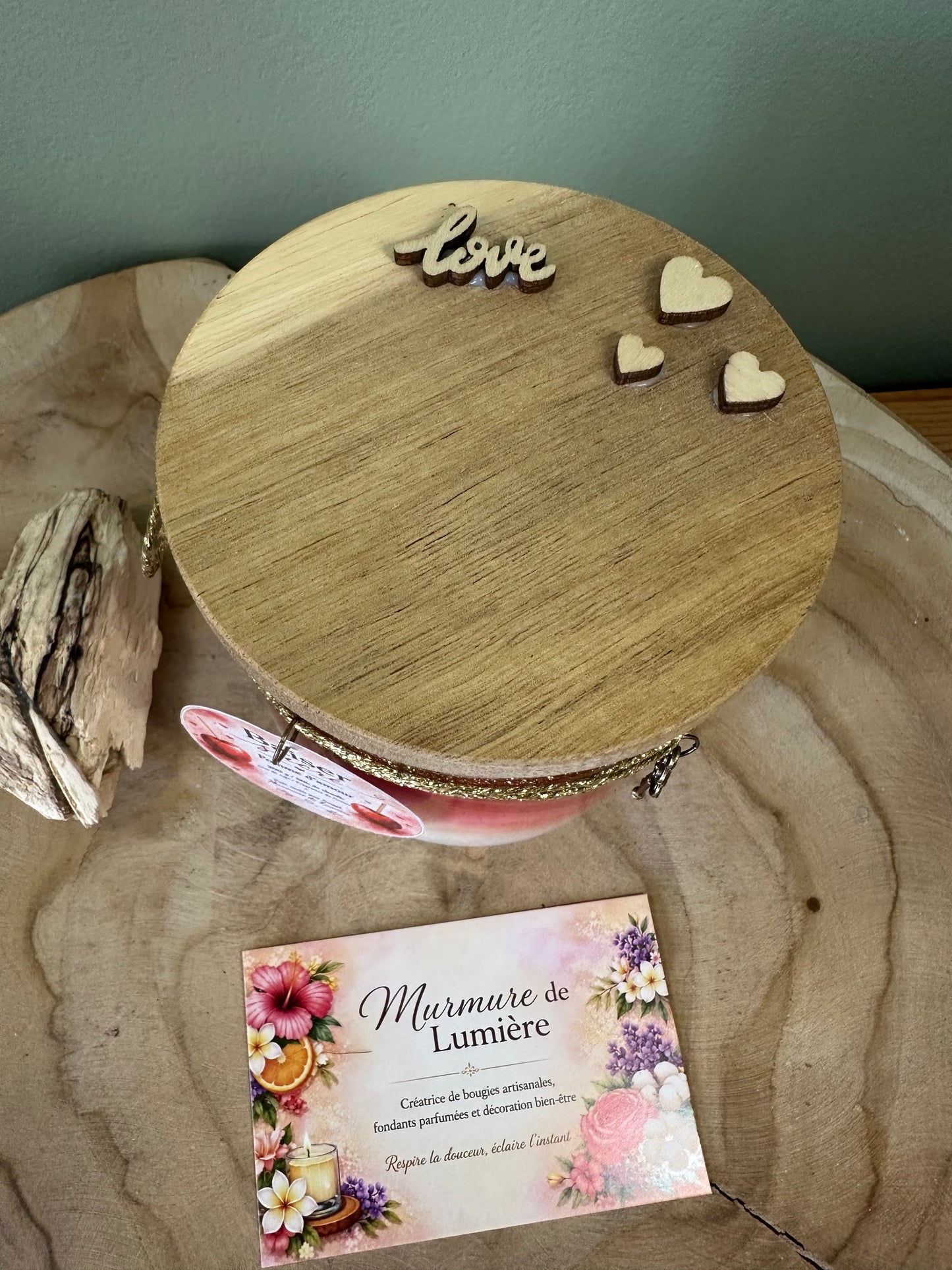 Bougie parfumée - Baiser sucré