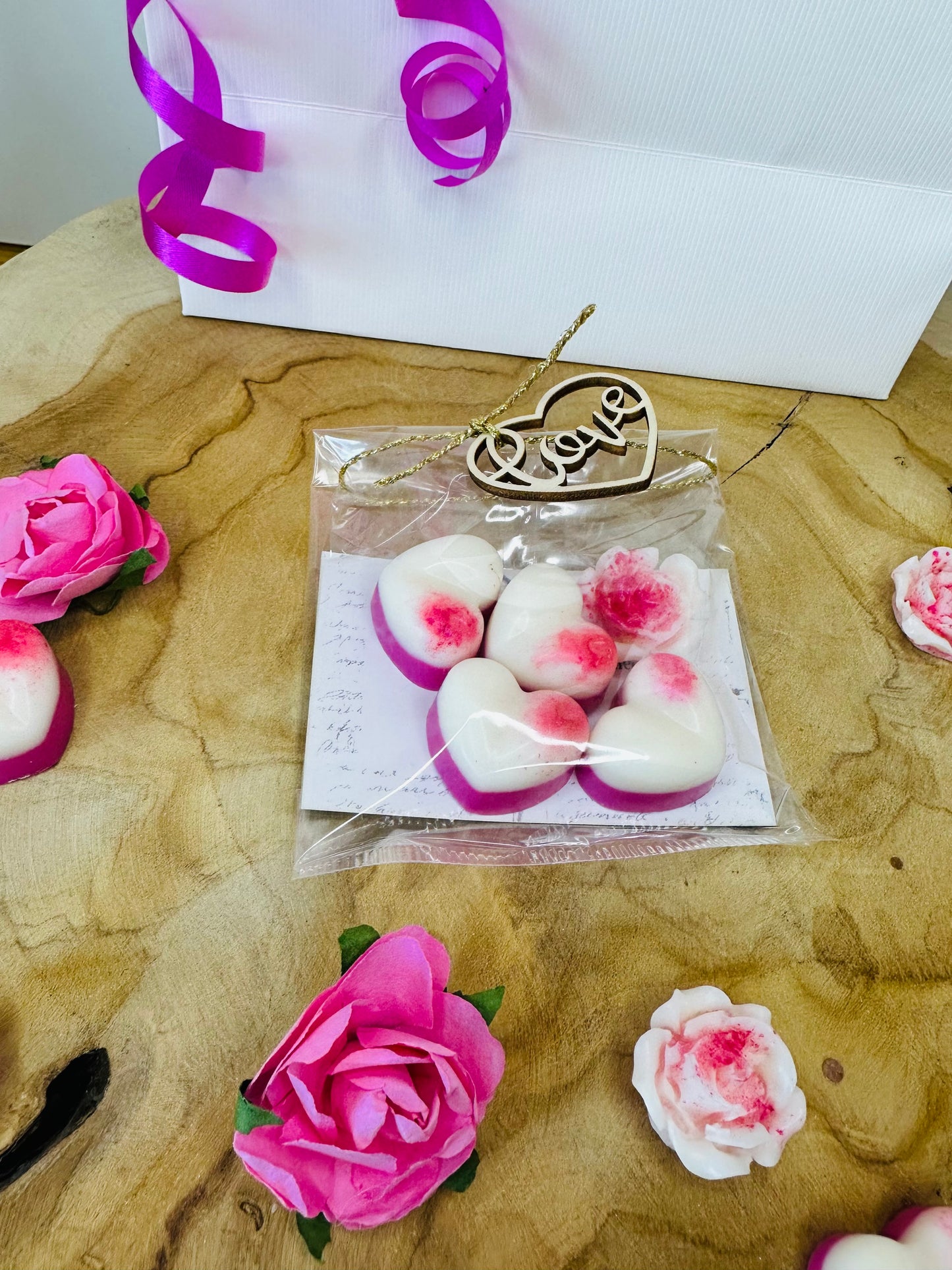 Coffret Amour Cœur de Rose