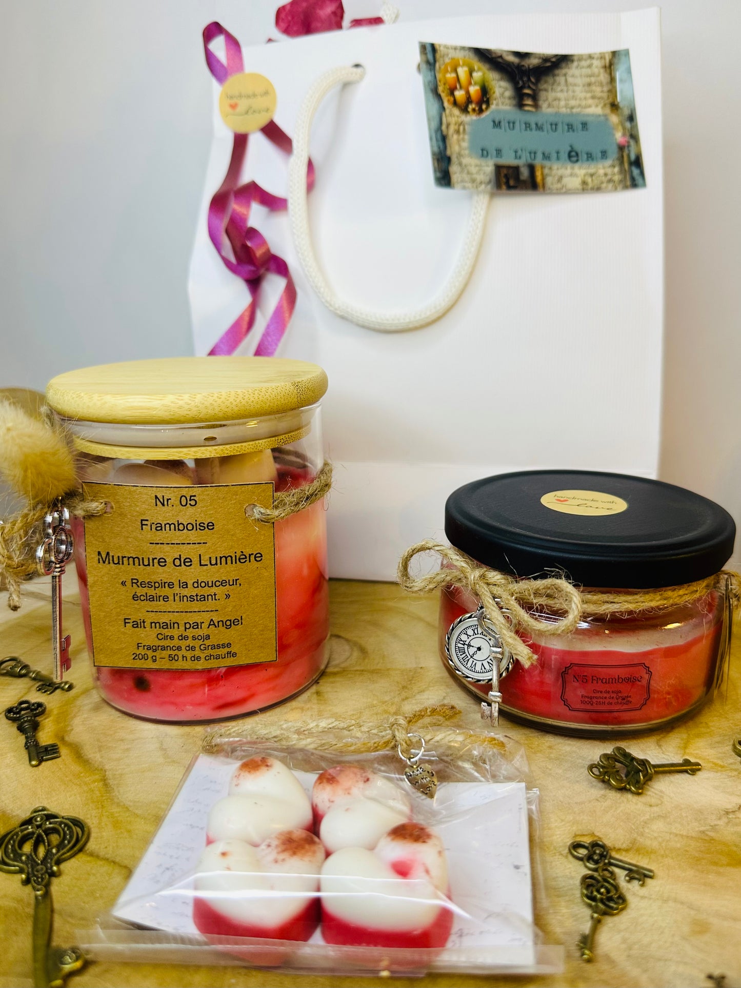 Bougie Signature N’5 Framboise GF