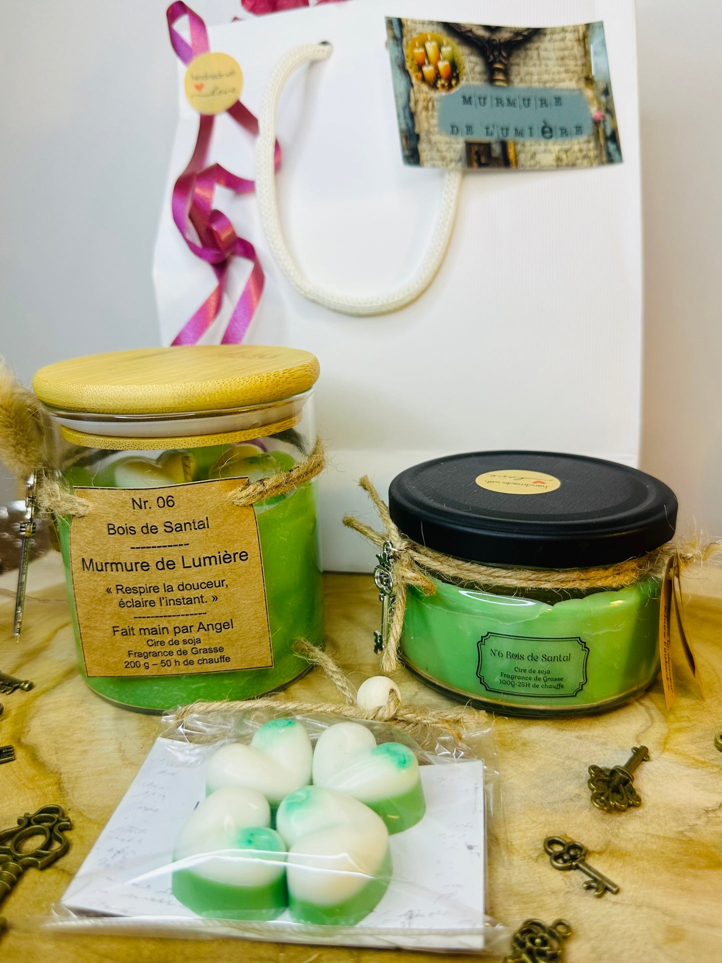 Bougie Signature N’6 Bois de Santal - Petit format