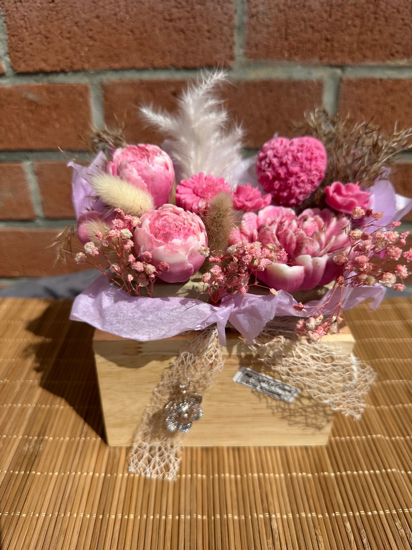 Ma cagette fleurie fondants parfumés ROSE