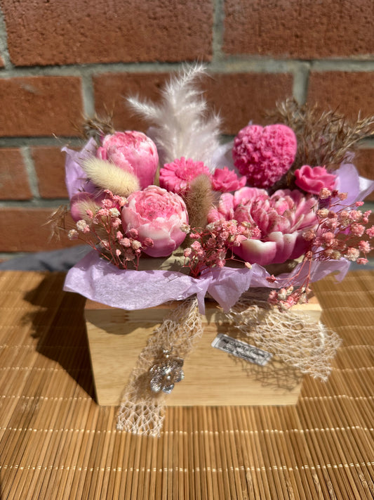 Ma cagette fleurie fondants parfumés ROSE