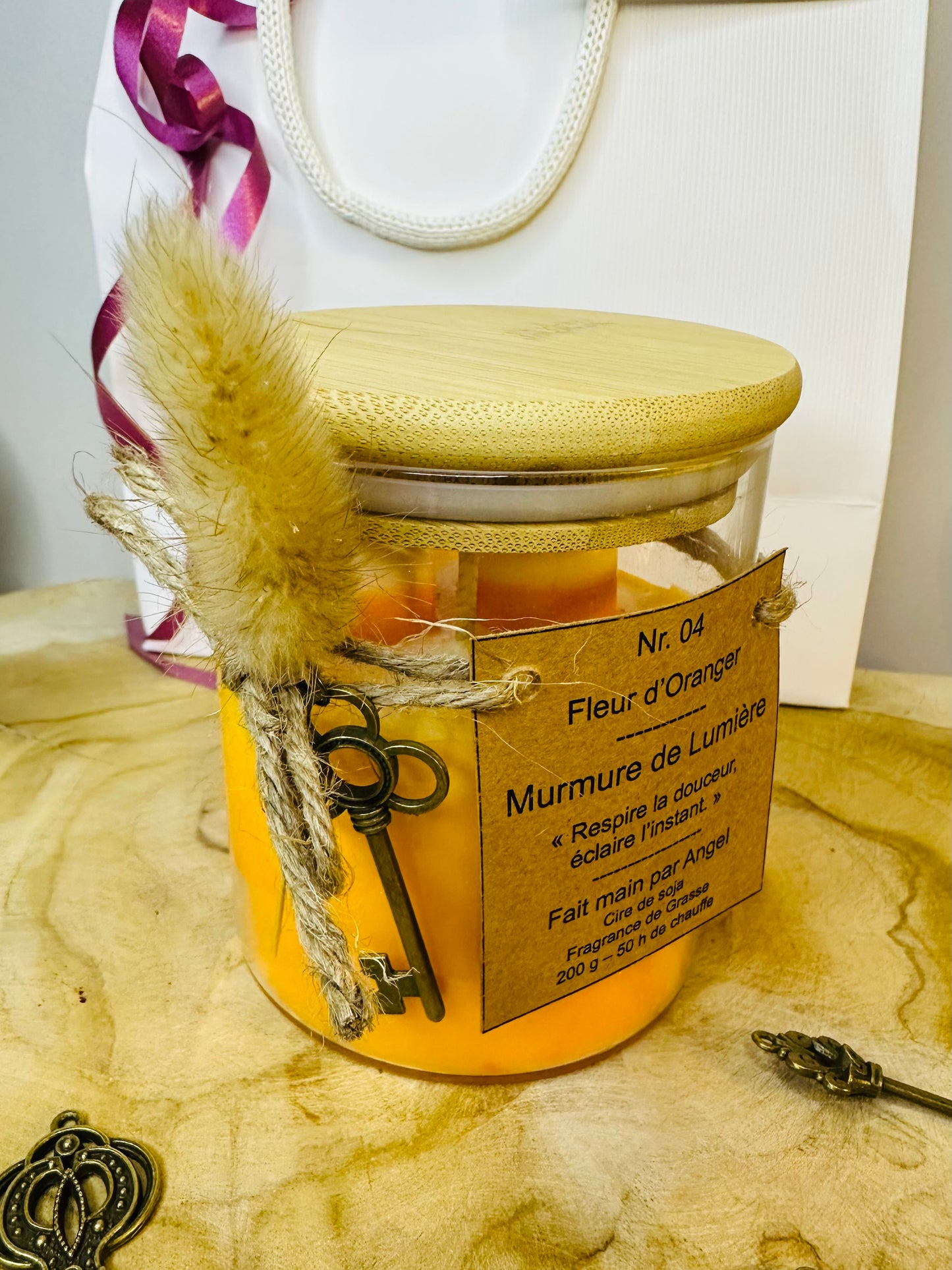 Bougie Signature N’4 Fleur d’oranger GF