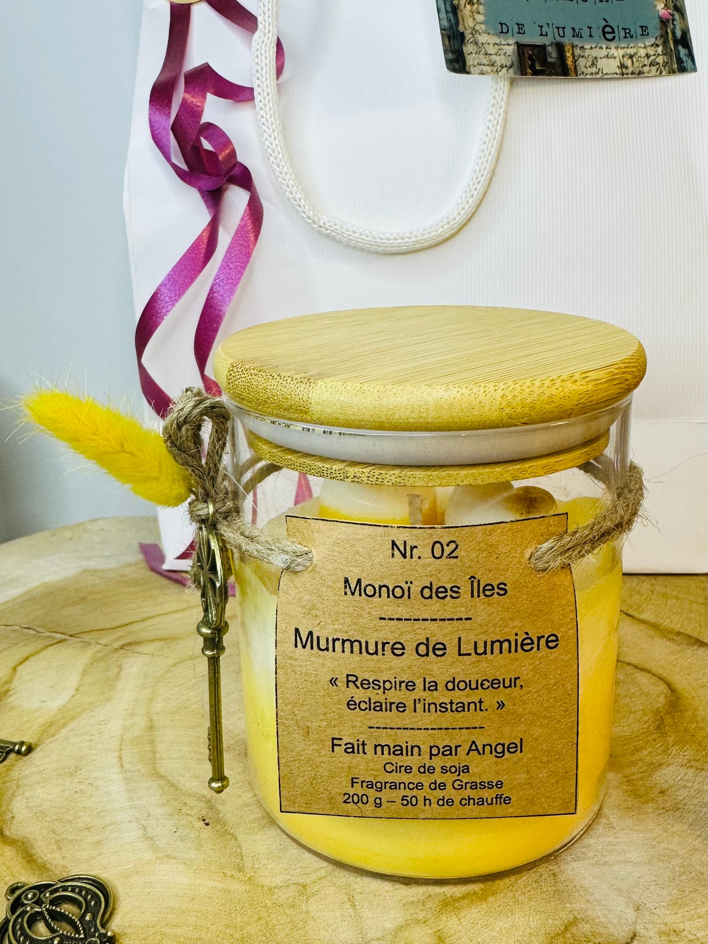 Bougie Signature N’2 Monoï des îles GF