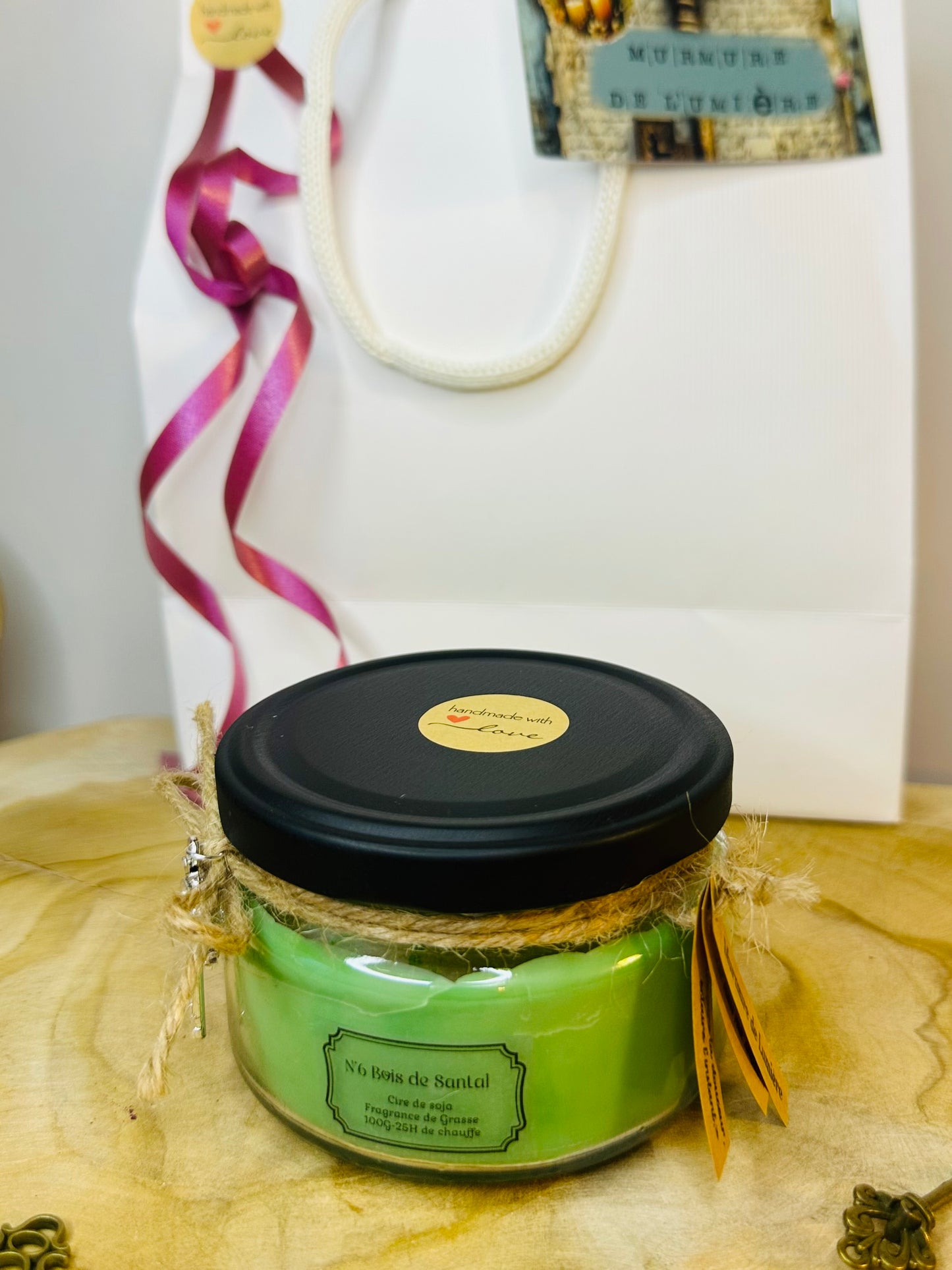 Bougie Signature N’6 Bois de Santal - Petit format