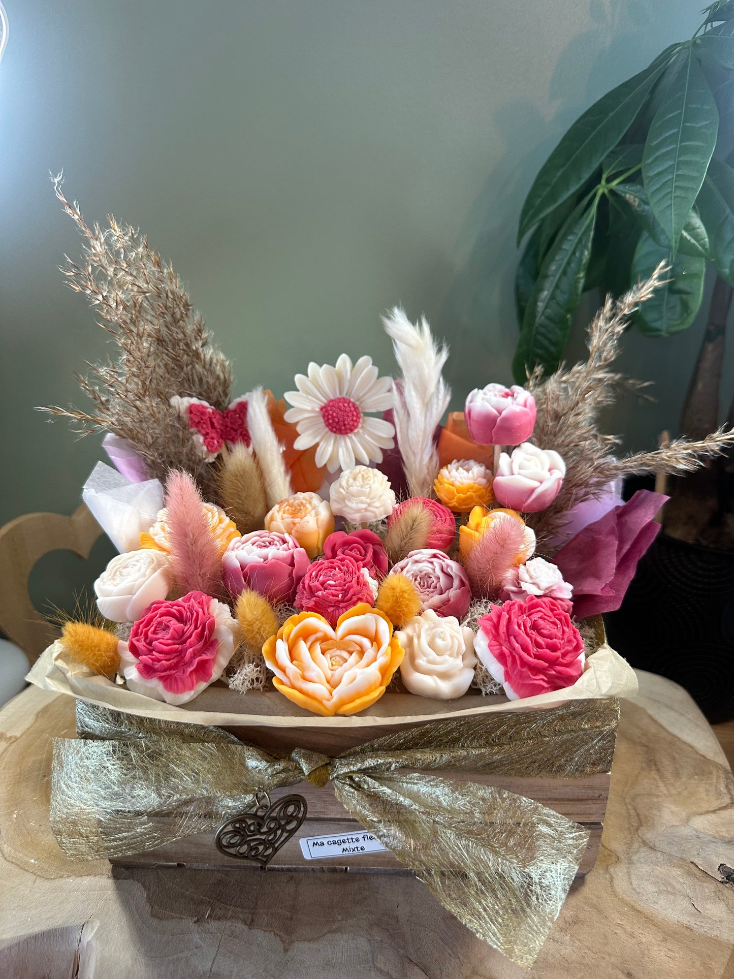 Cagette Fleurie Mixte - Grand modèle Fondant parfumé