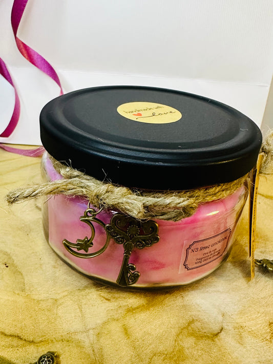 Bougie Signature N’3 Rose ancienne PF