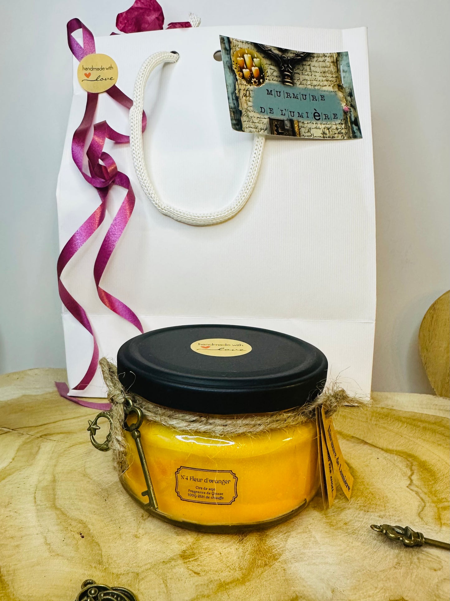 Bougie Signature N’4 Fleur d’oranger PF