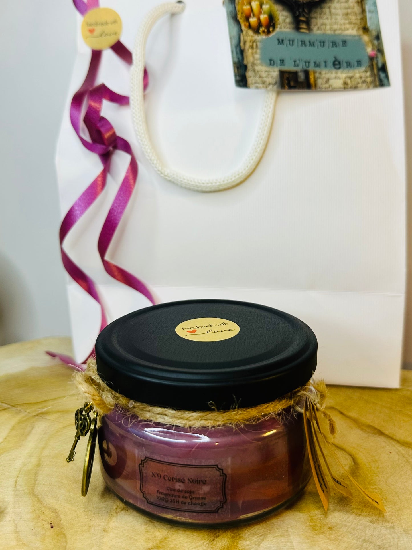 Bougie Signature N’9 Cerise Noire - Petit format