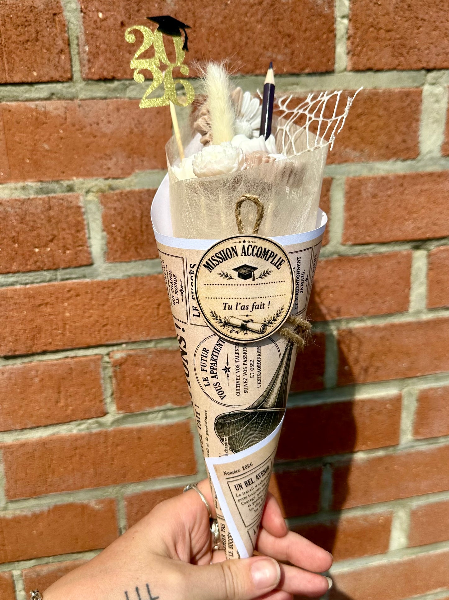 Bouquet fondant parfumé - Felicitations aux Diplômés