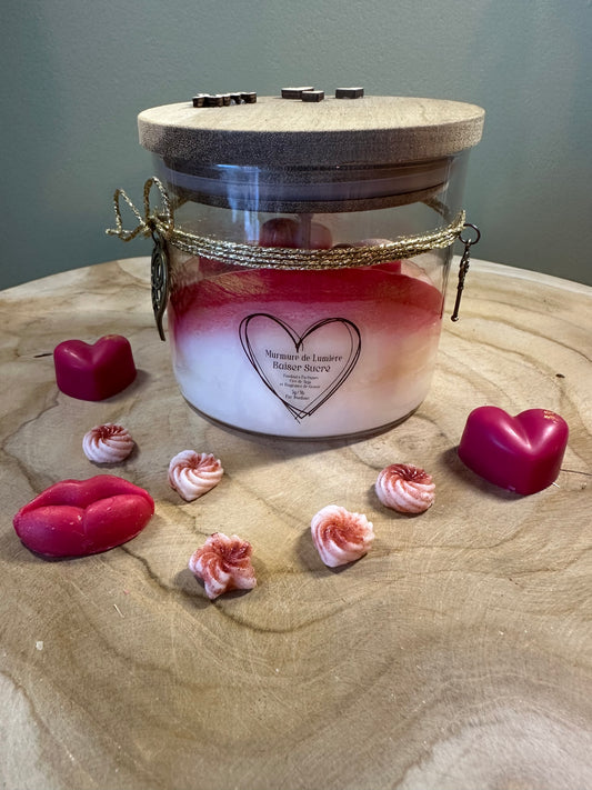 Bougie parfumée - Baiser sucré