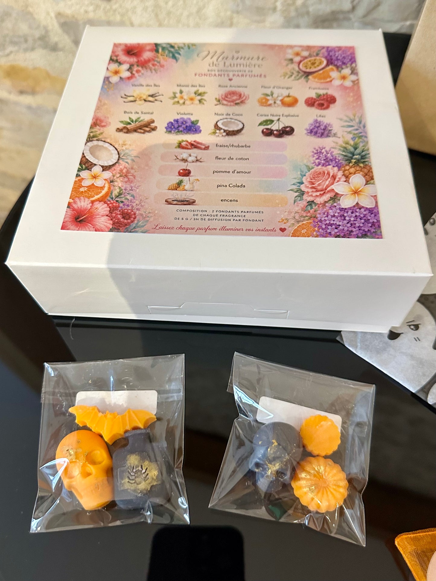 Box découverte Murmure de Lumière - Fondants parfumés et diffuseur