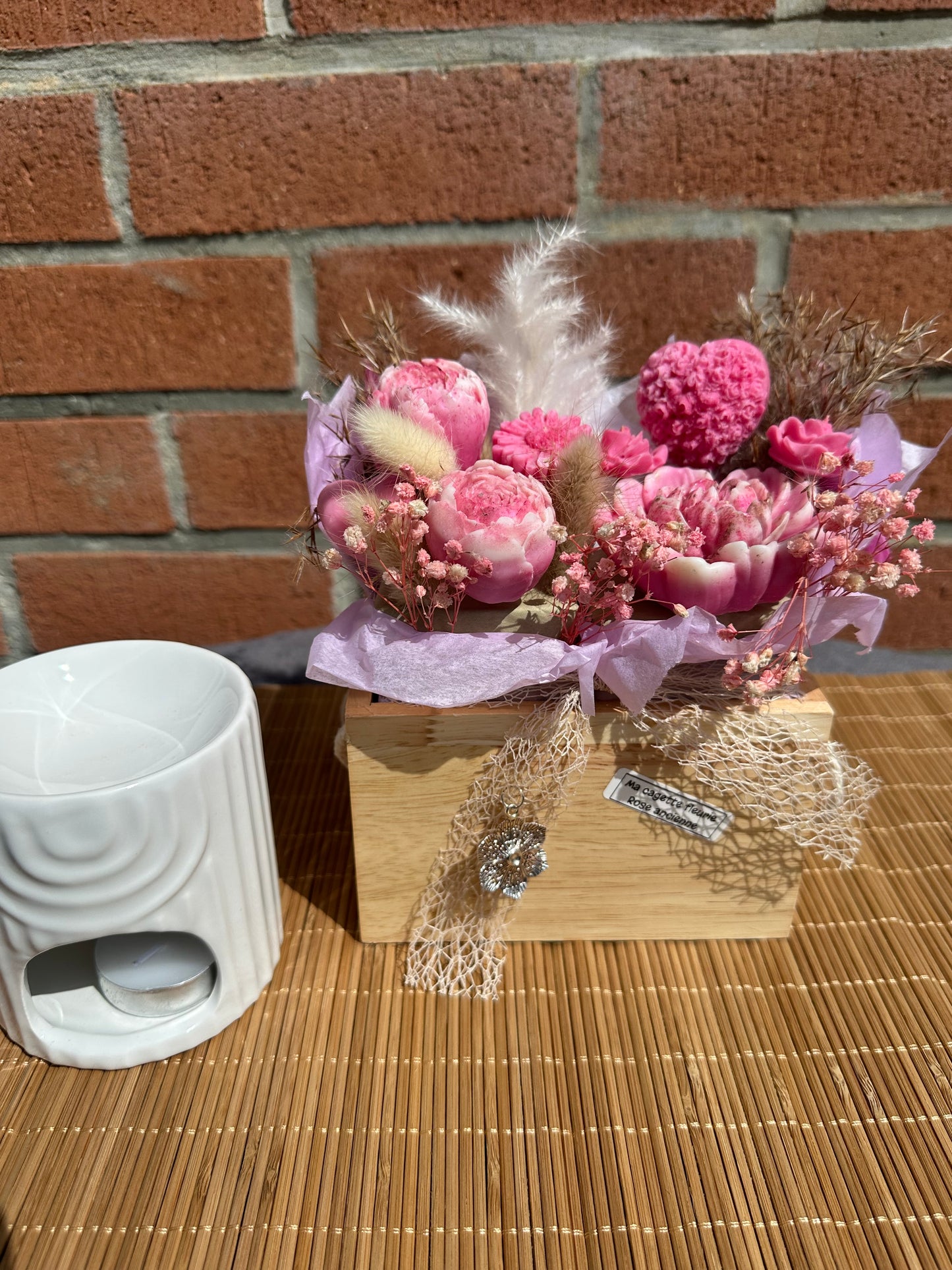 Ma cagette fleurie fondants parfumés ROSE
