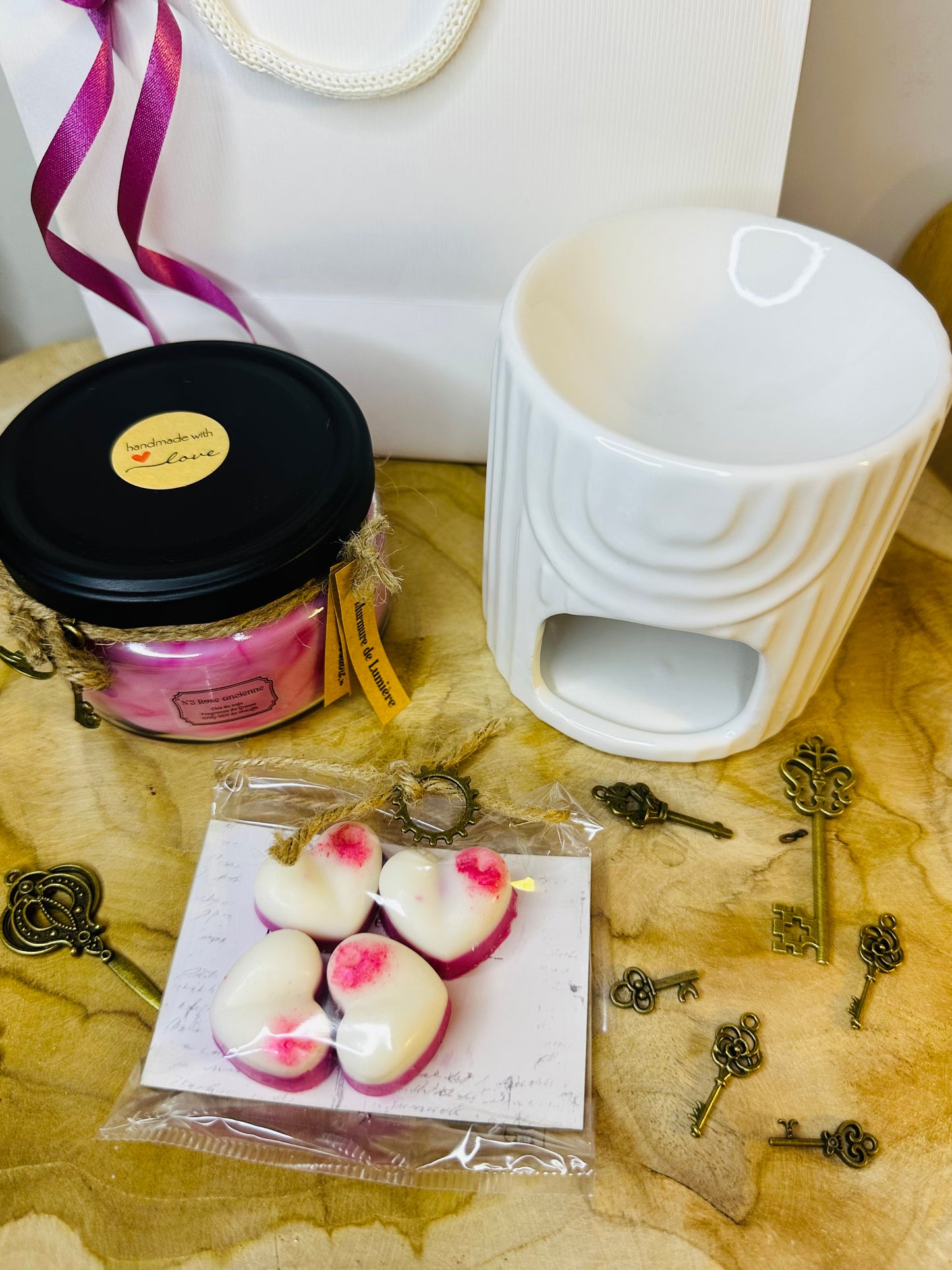 Coffret N’3 Rose ancienne