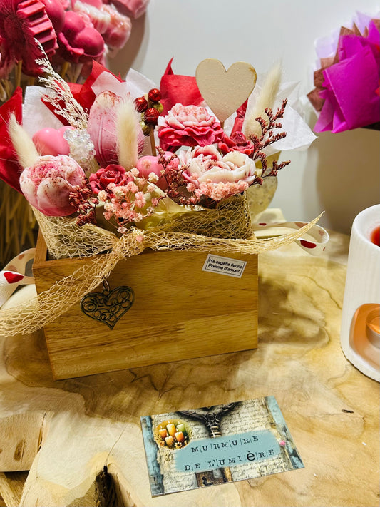 Ma cagette fleurie POMME D’AMOUR