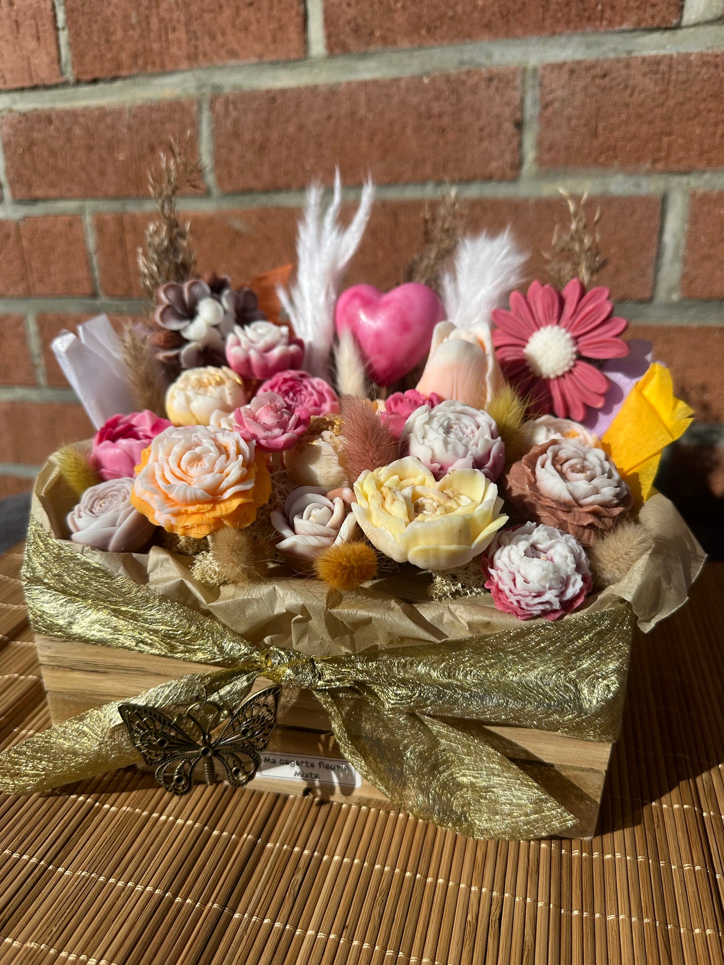 Cagette Fleurie Mixte - Grand modèle Fondant parfumé