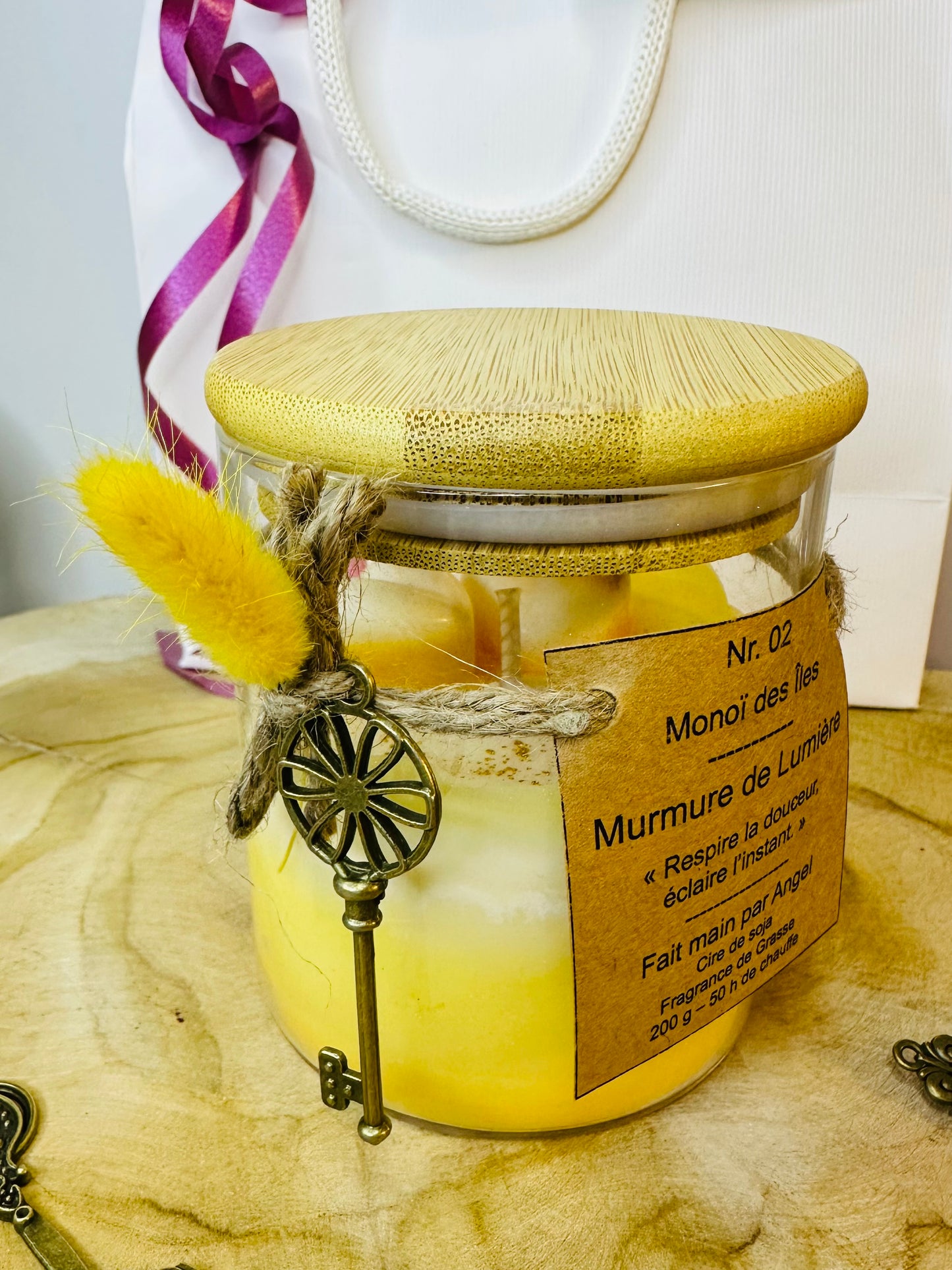 Bougie Signature N’2 Monoï des îles GF