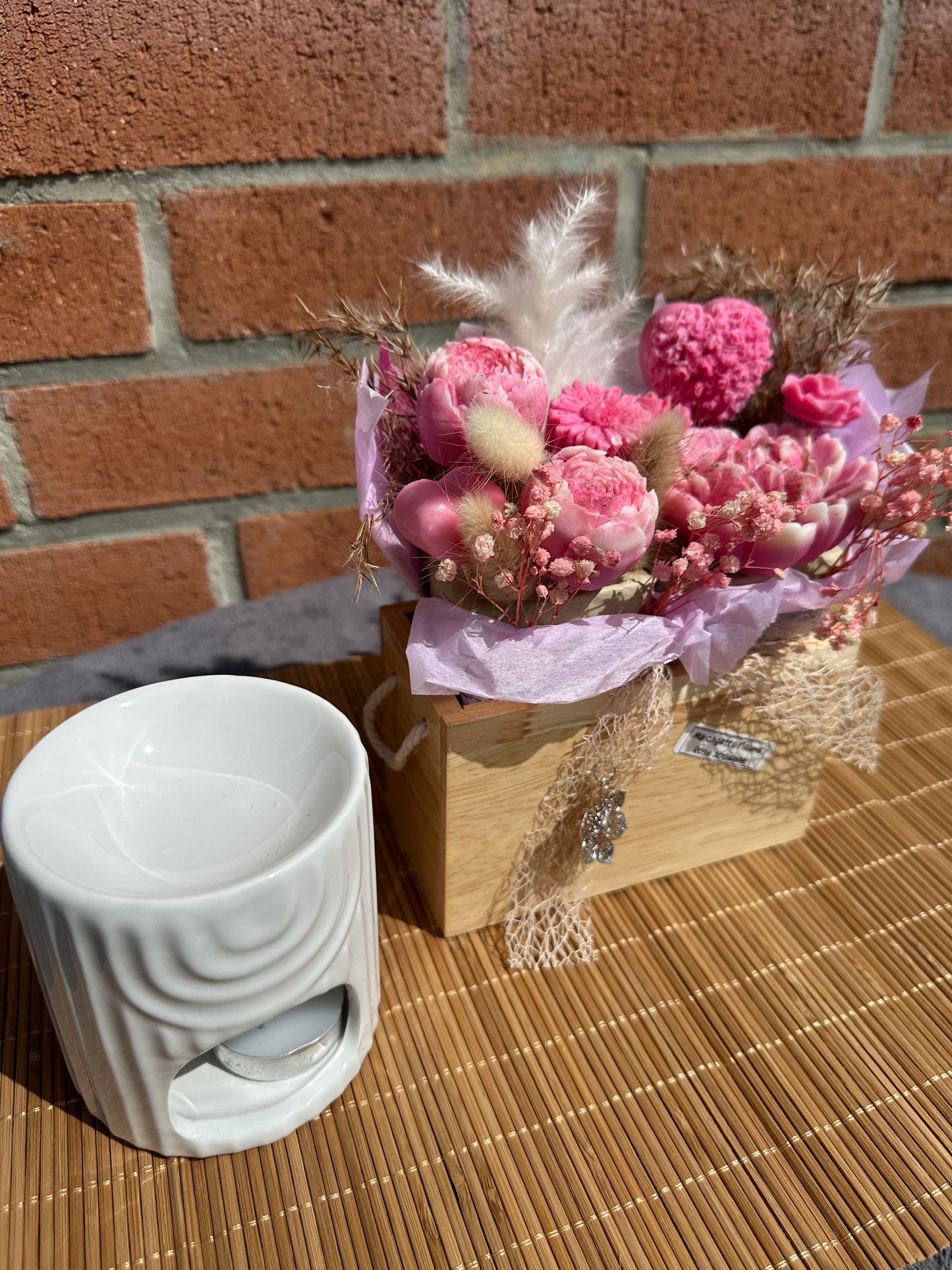 Ma cagette fleurie fondants parfumés ROSE