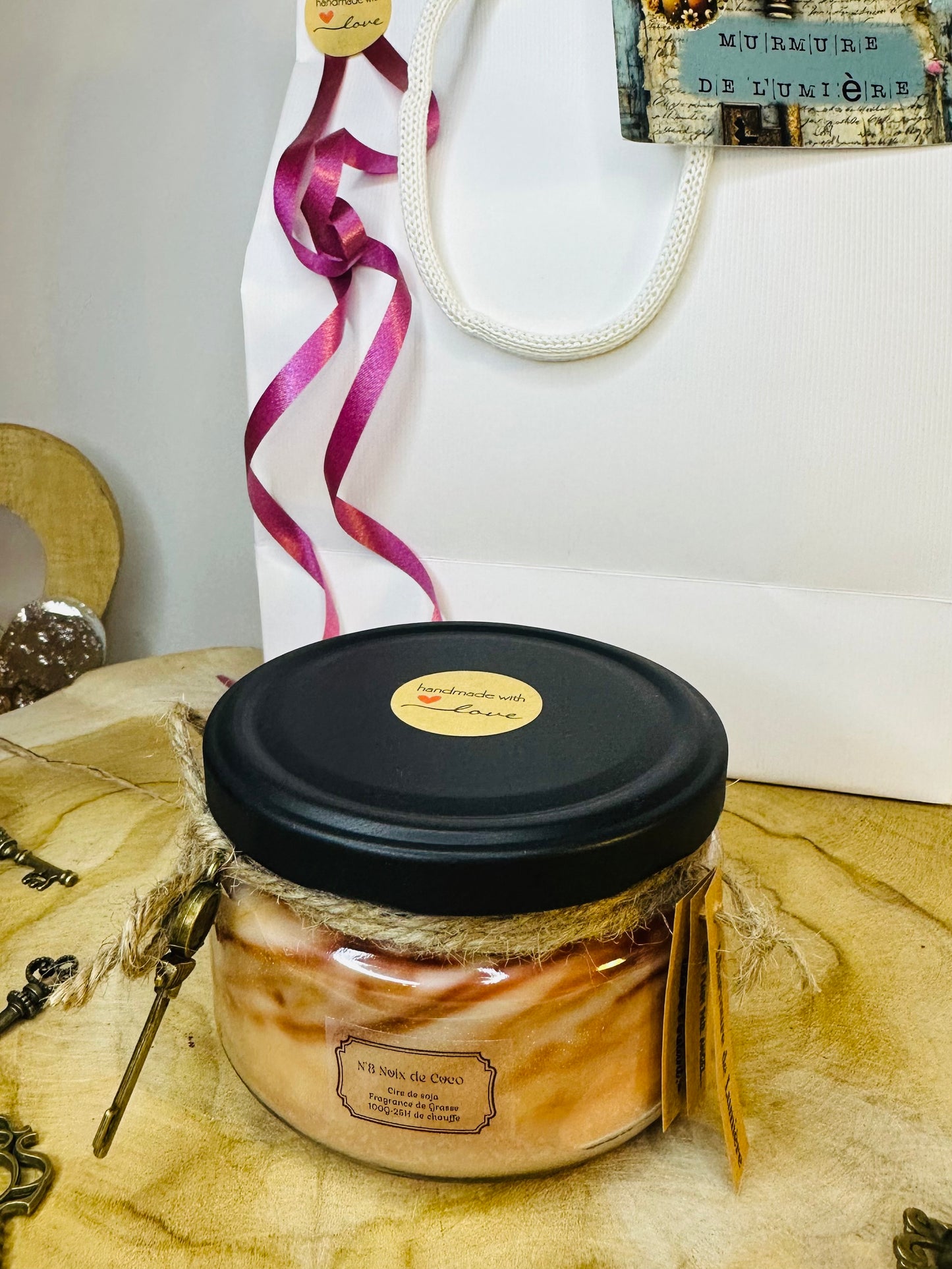 Bougie Signature N’8 Noix de Coco - Petit format