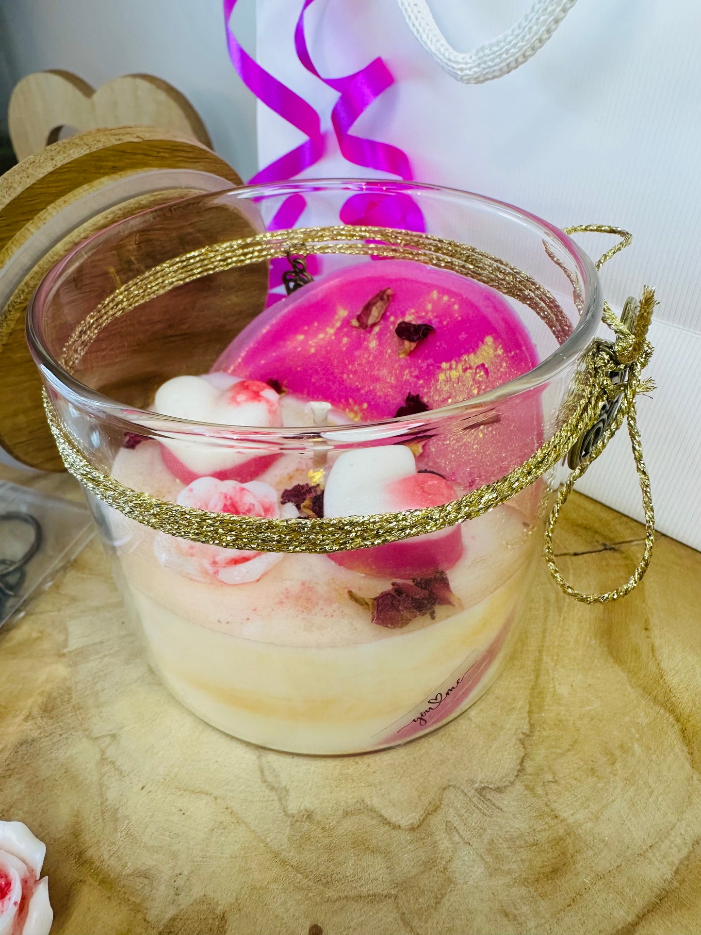 Coffret Amour Cœur de Rose