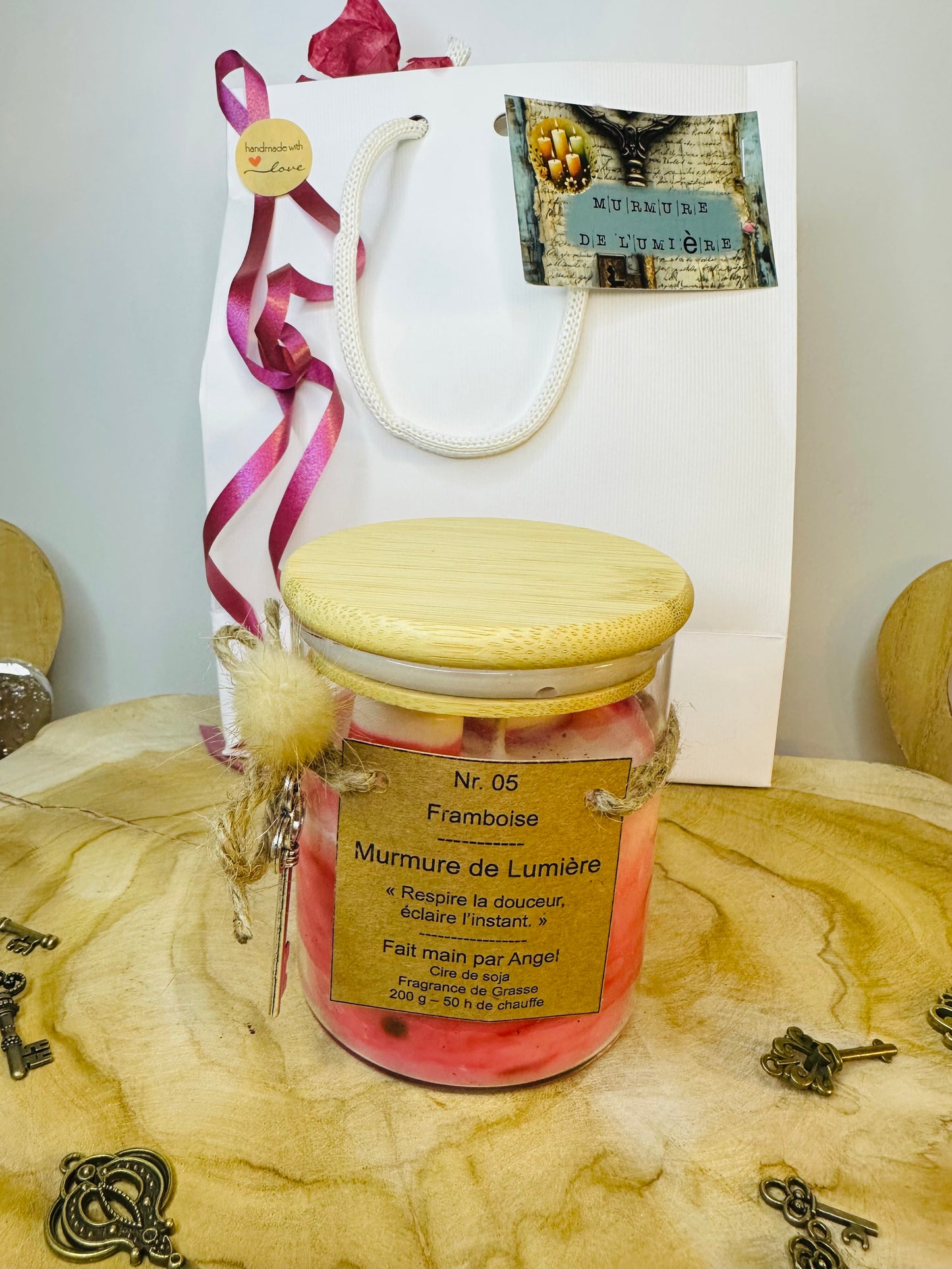 Bougie Signature N’5 Framboise GF