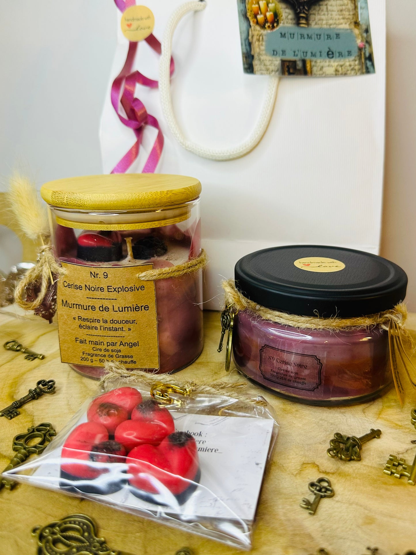 Bougie Signature N’9 Cerise Noire - Petit format