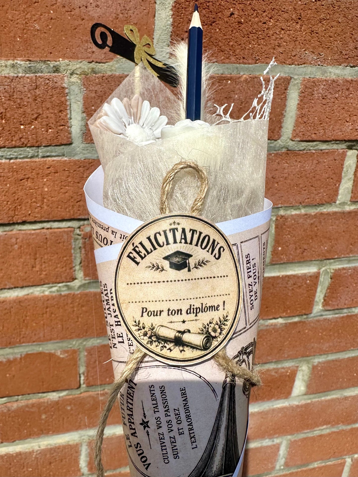 Bouquet fondant parfumé - Felicitations aux Diplômés