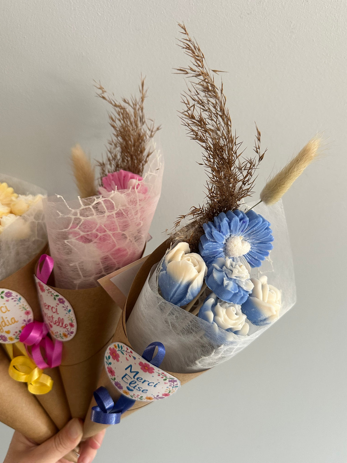 Bouquet de fondants parfumés - Merci