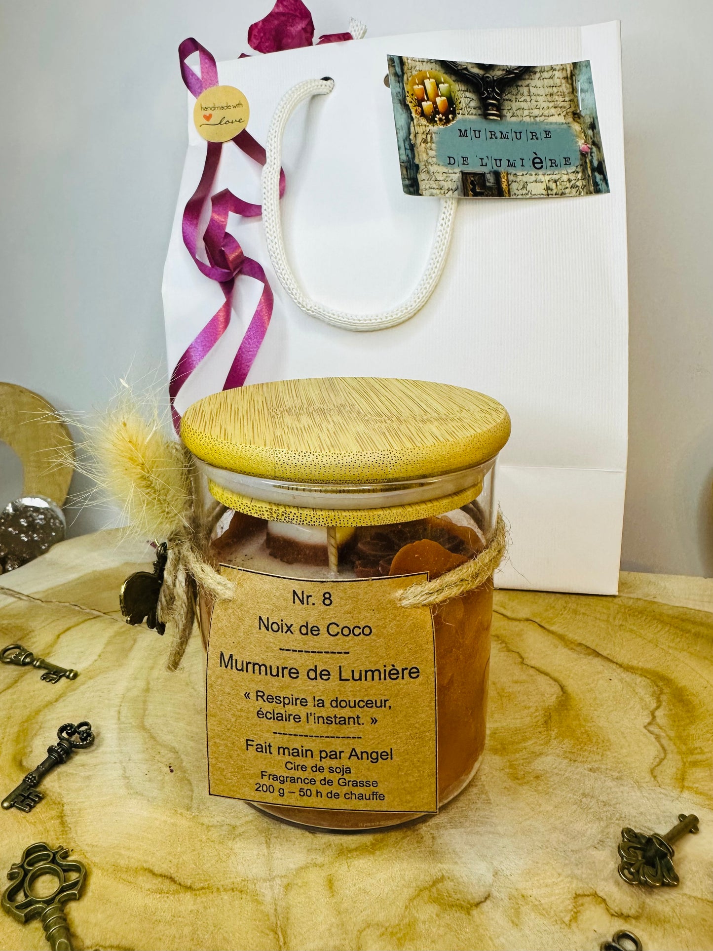 Bougie Signature N’8 Noix de Coco GF