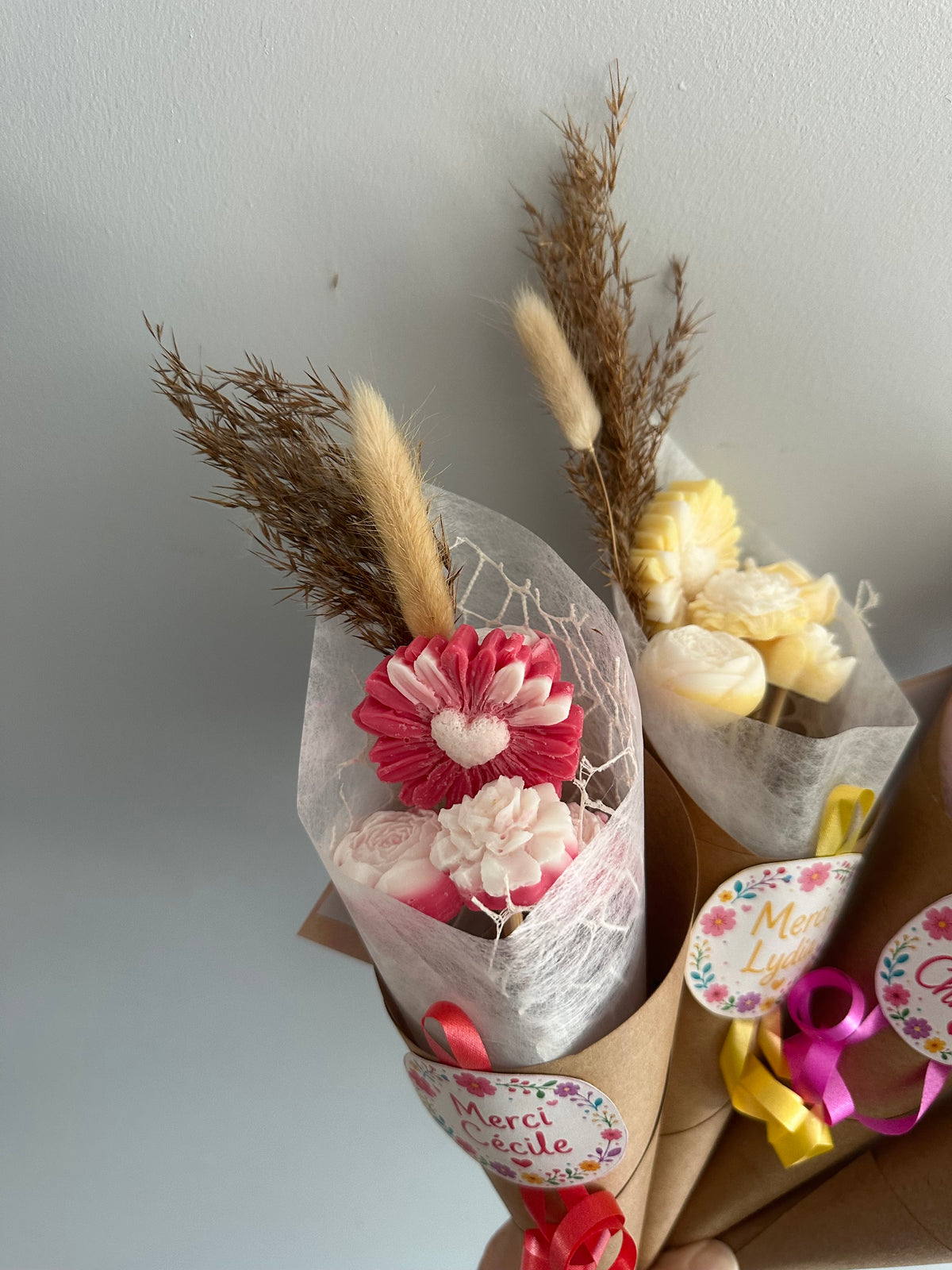 Bouquet de fondants parfumés - Merci