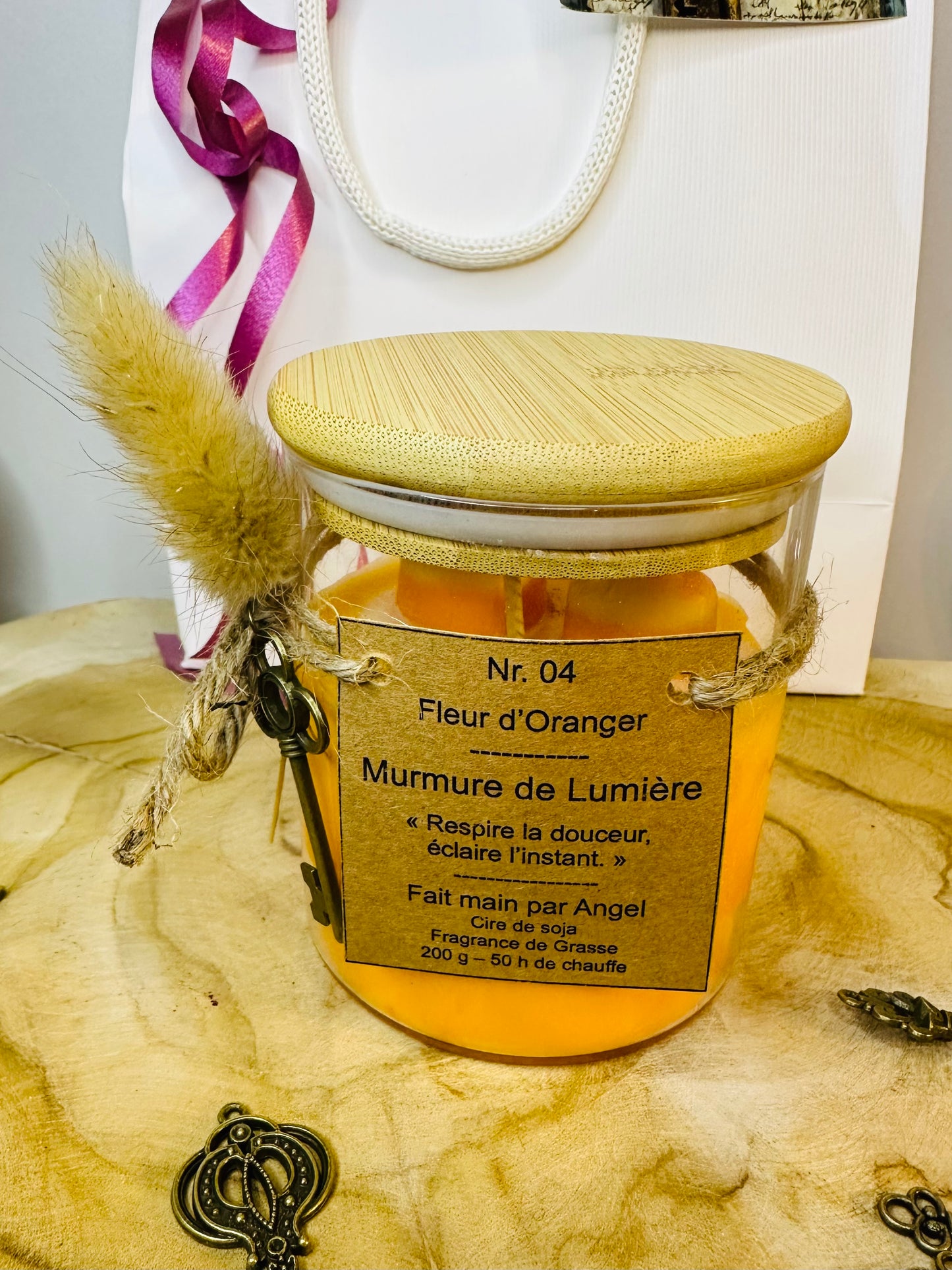 Bougie Signature N’4 Fleur d’oranger GF