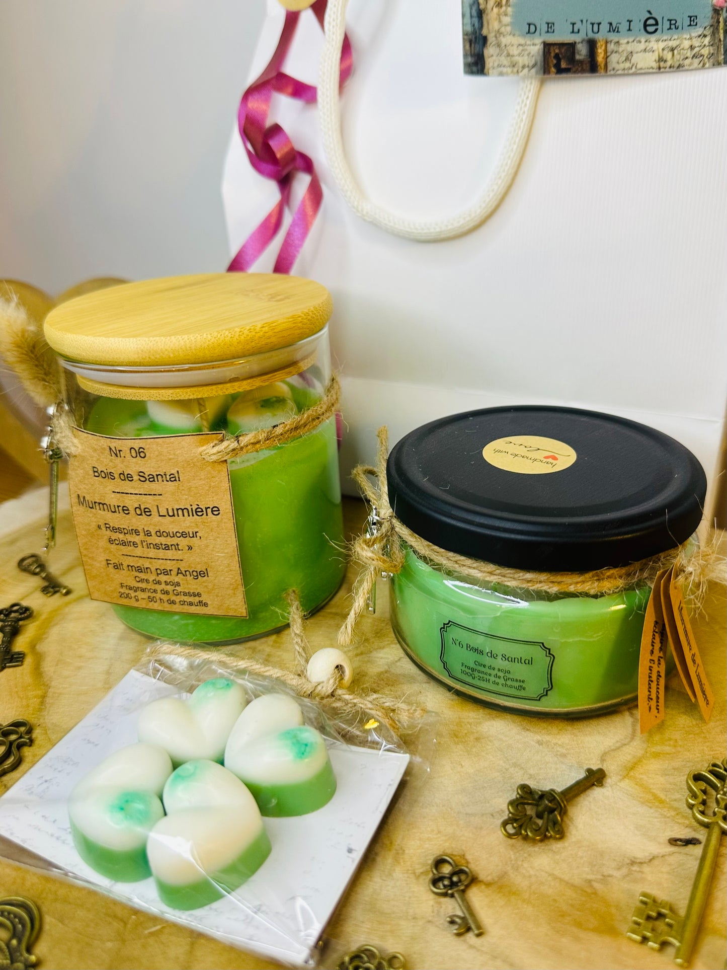 Bougie Signature N’6 Bois de Santal - Petit format