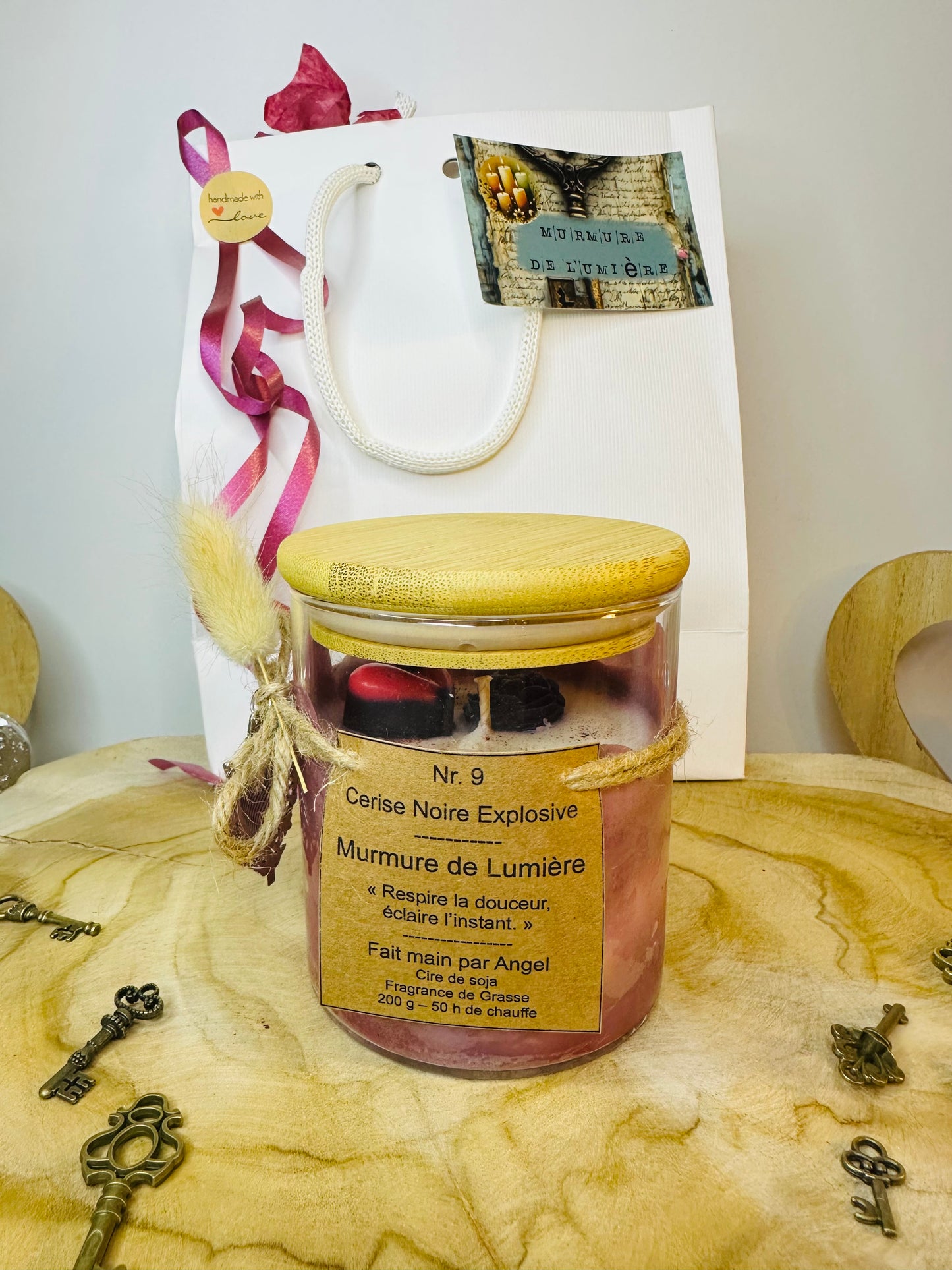 Bougie Signature N’9 Cerise Noire GF