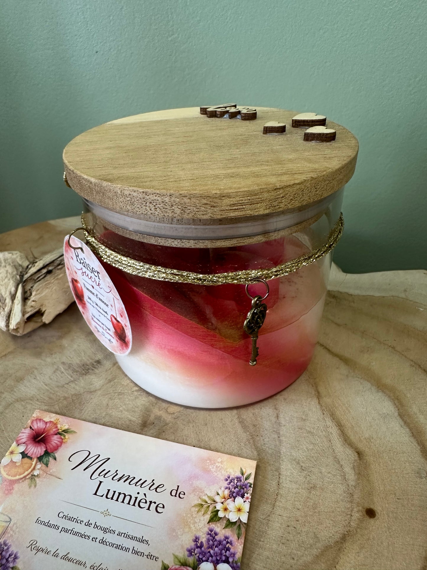 Bougie parfumée - Baiser sucré