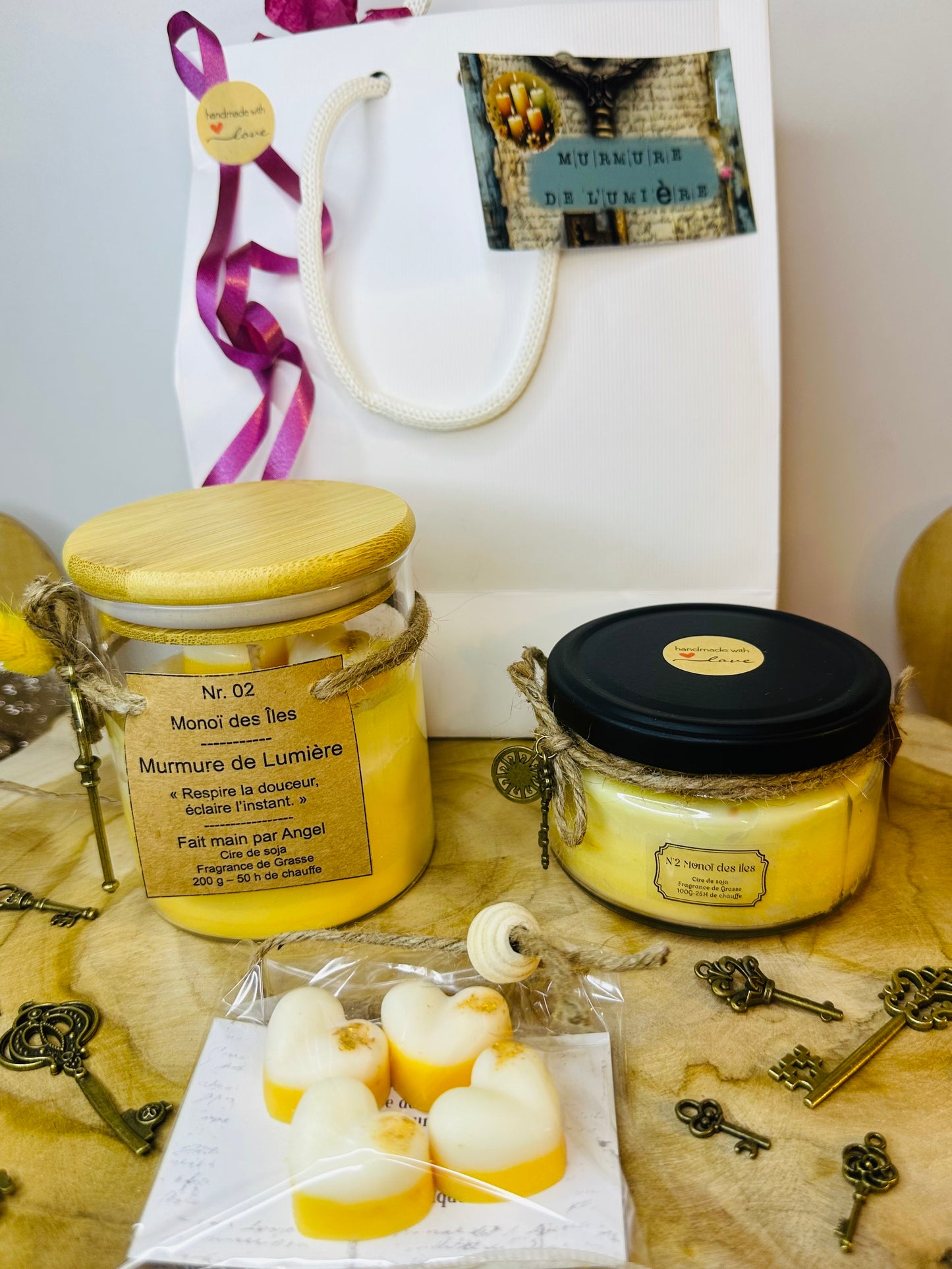 Bougie Signature N’2 Monoï des îles GF