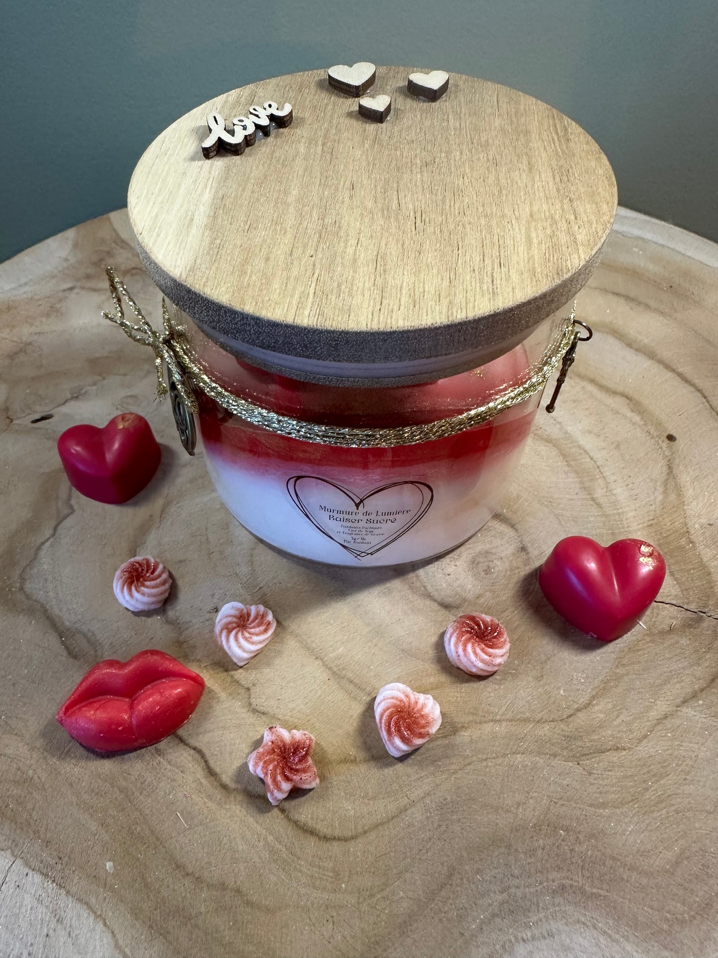 Bougie parfumée - Baiser sucré