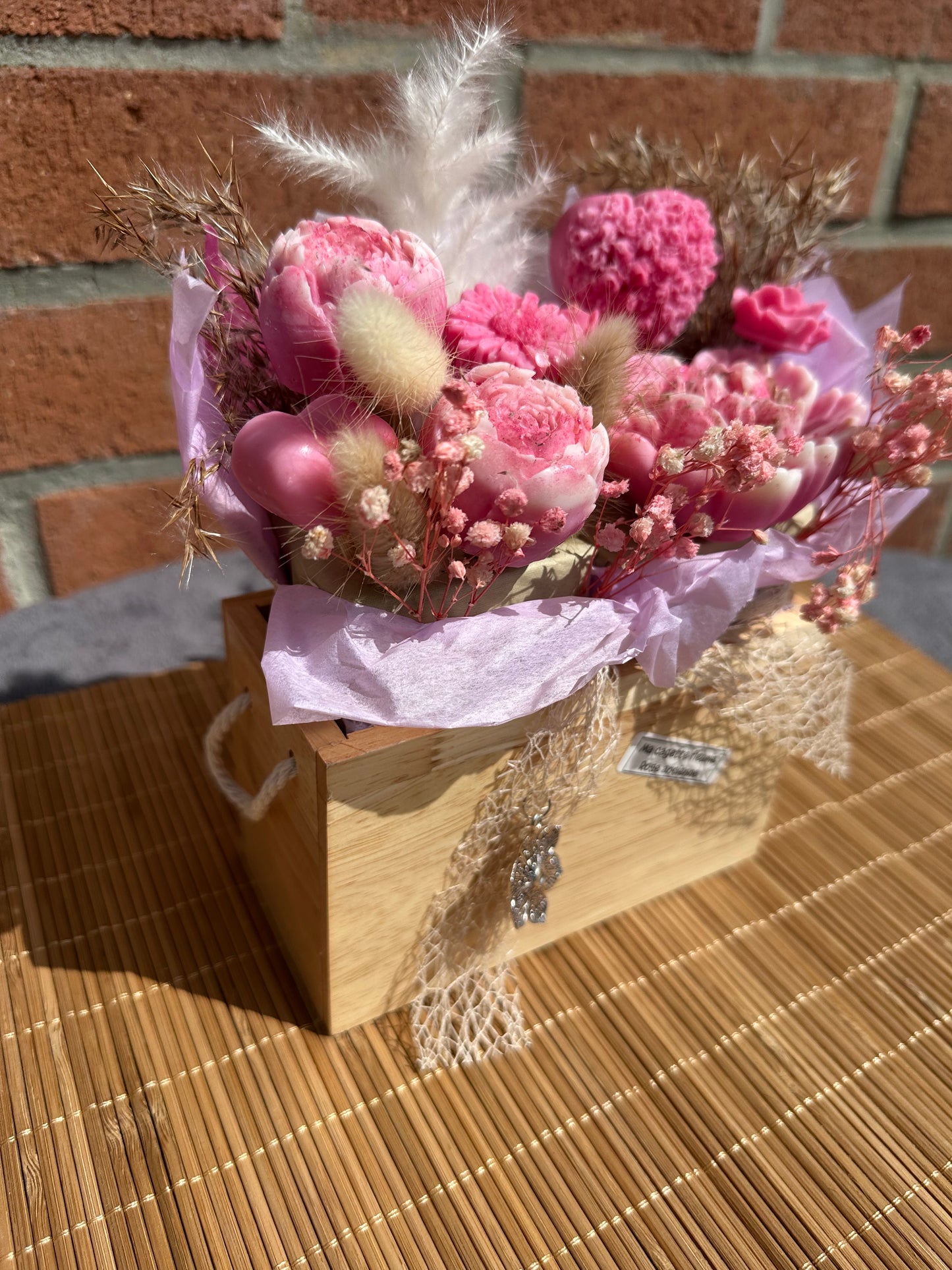 Ma cagette fleurie fondants parfumés ROSE