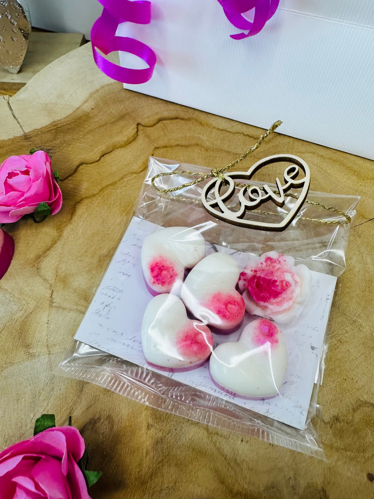 Coffret Amour Cœur de Rose