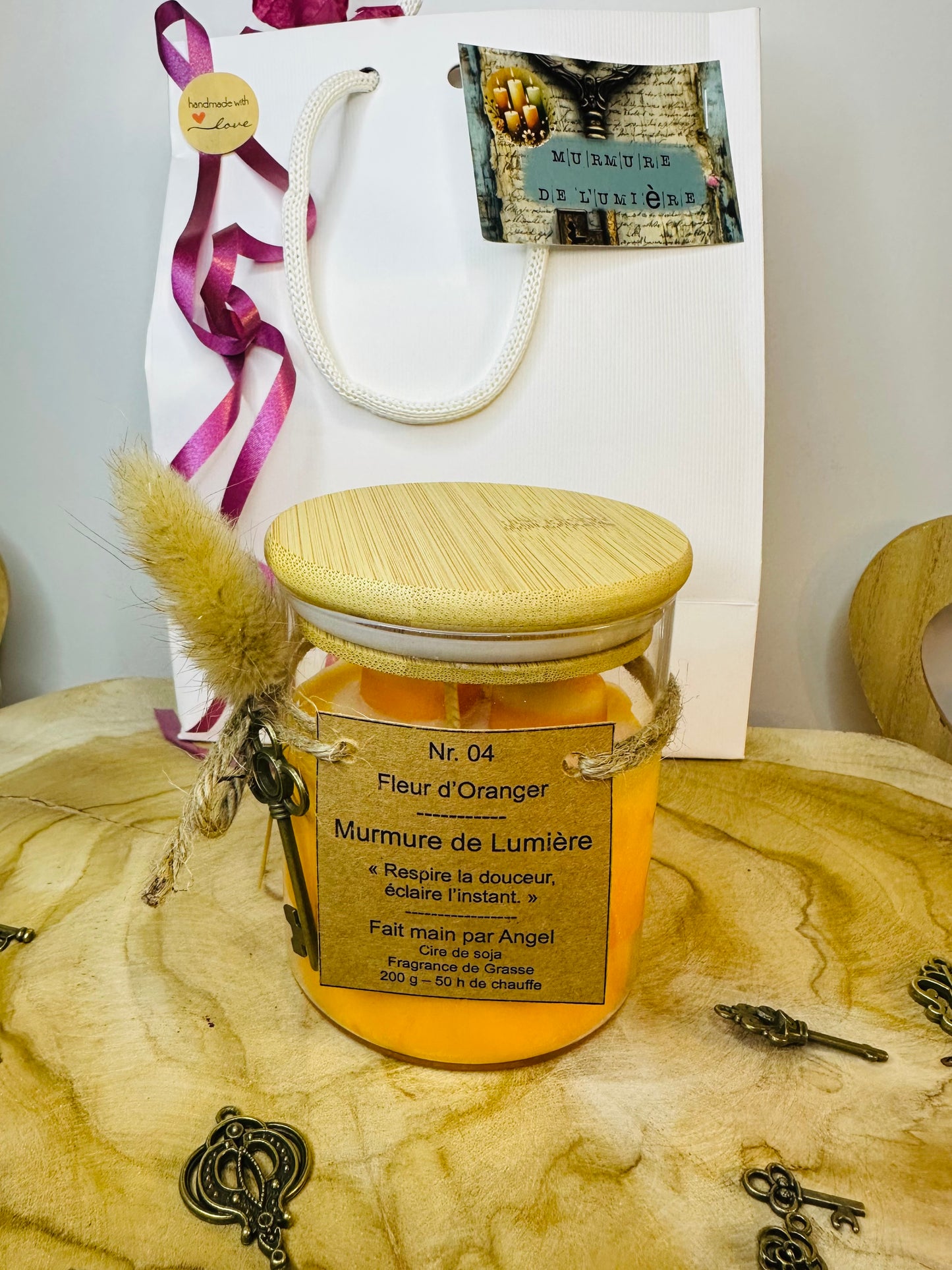 Bougie Signature N’4 Fleur d’oranger GF