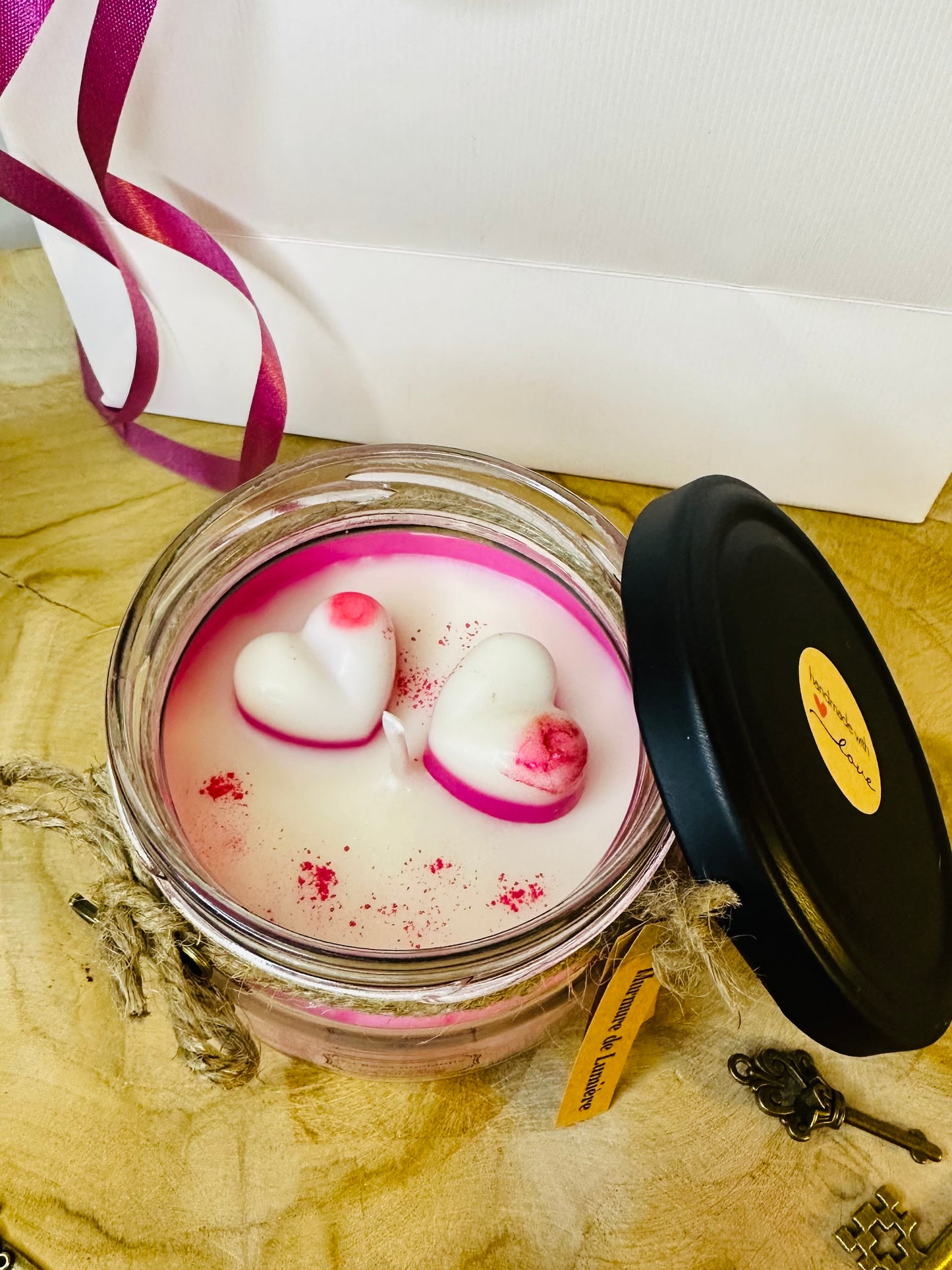 Bougie Signature N’3 Rose ancienne PF