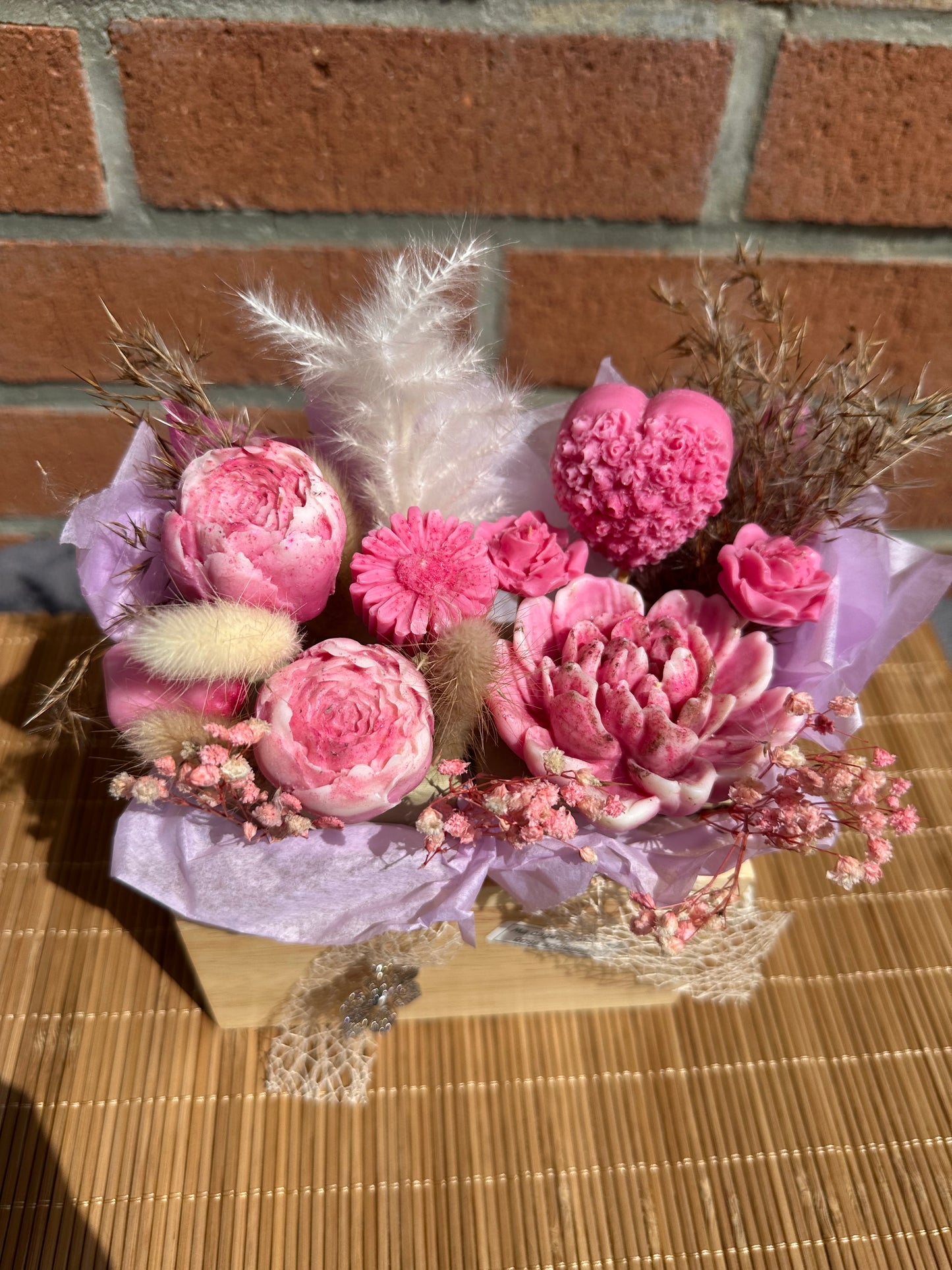 Ma cagette fleurie fondants parfumés ROSE